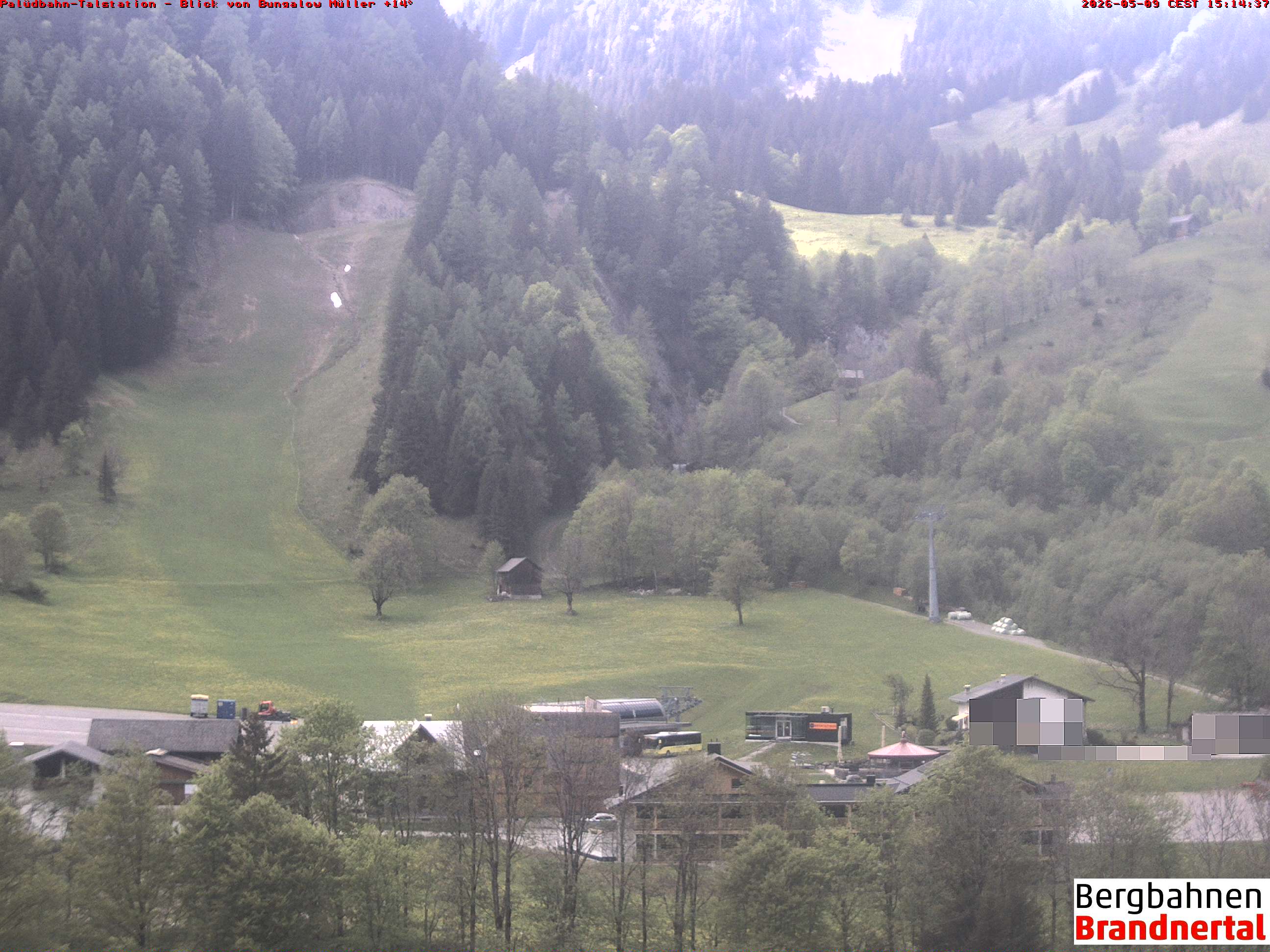 Blick auf Palüdbahn von Bungalow Müller