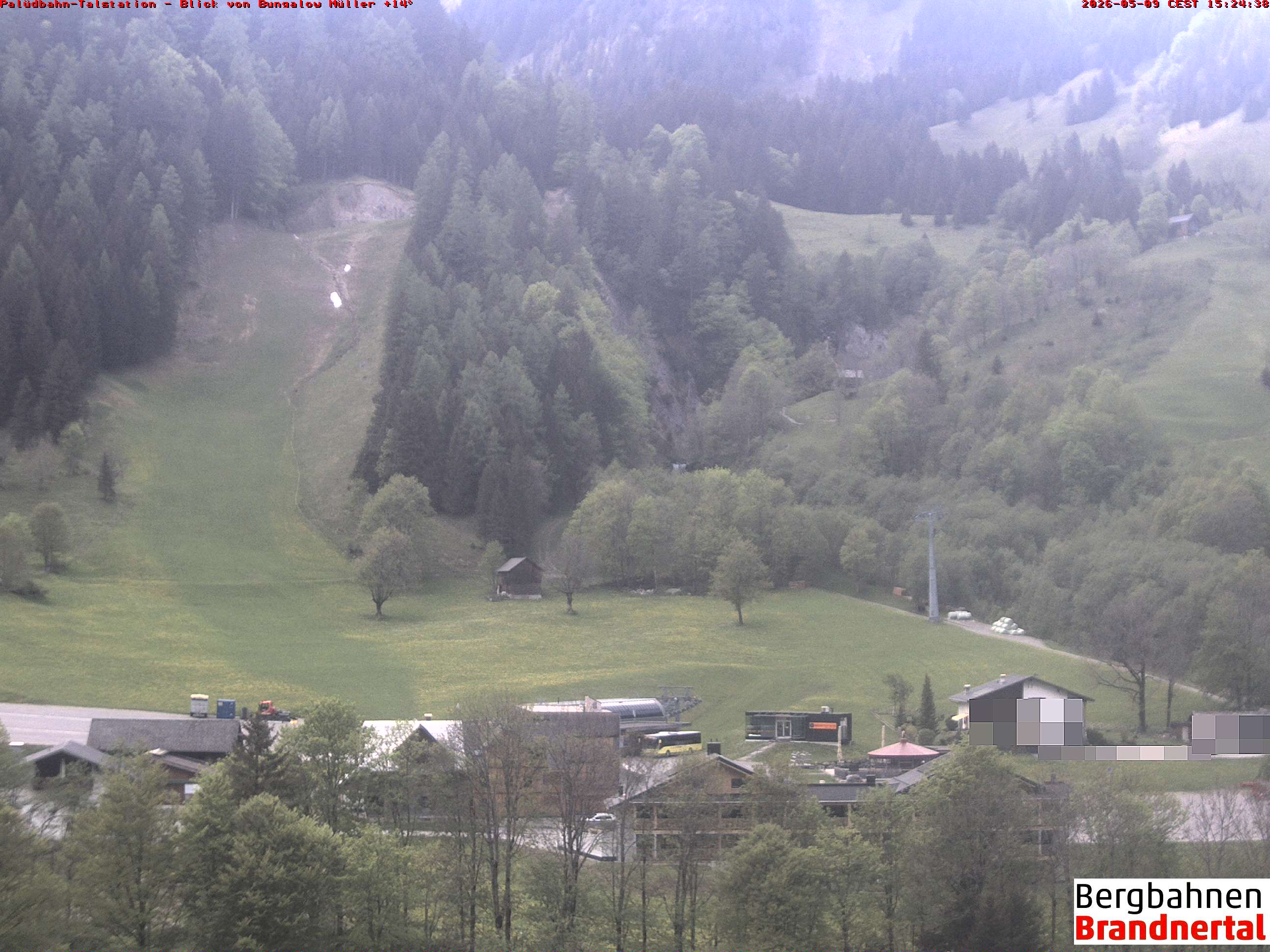 Blick auf Palüdbahn von Bungalow Müller