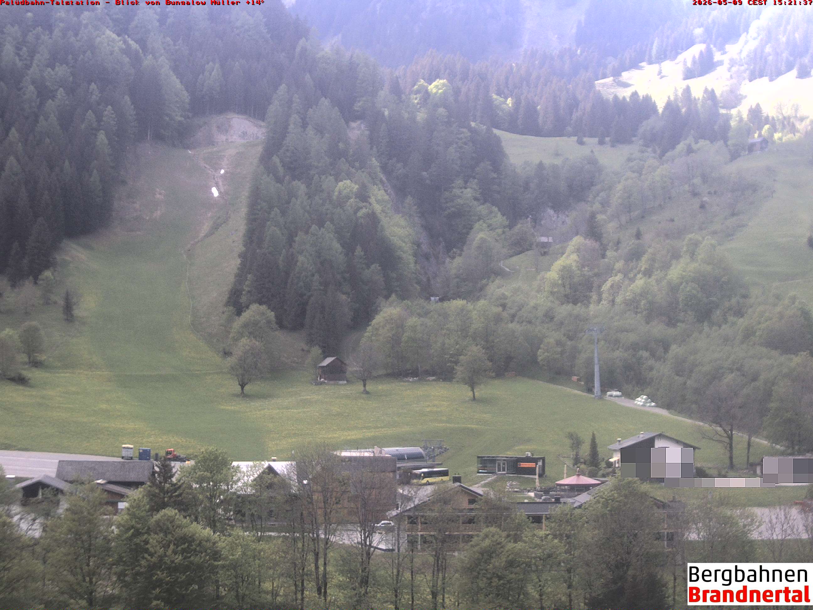 Blick auf Palüdbahn von Bungalow Müller