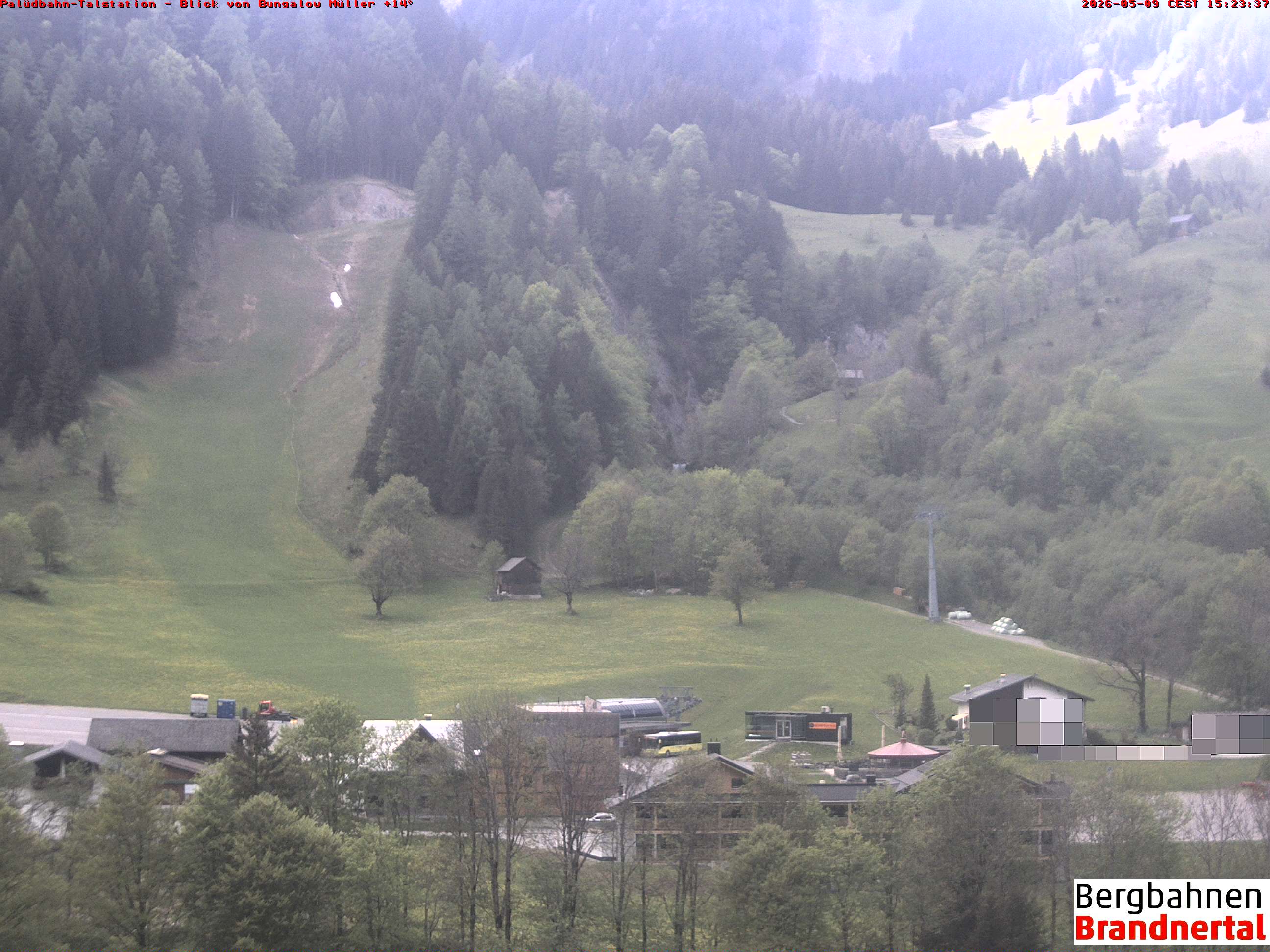 Blick auf Palüdbahn von Bungalow Müller