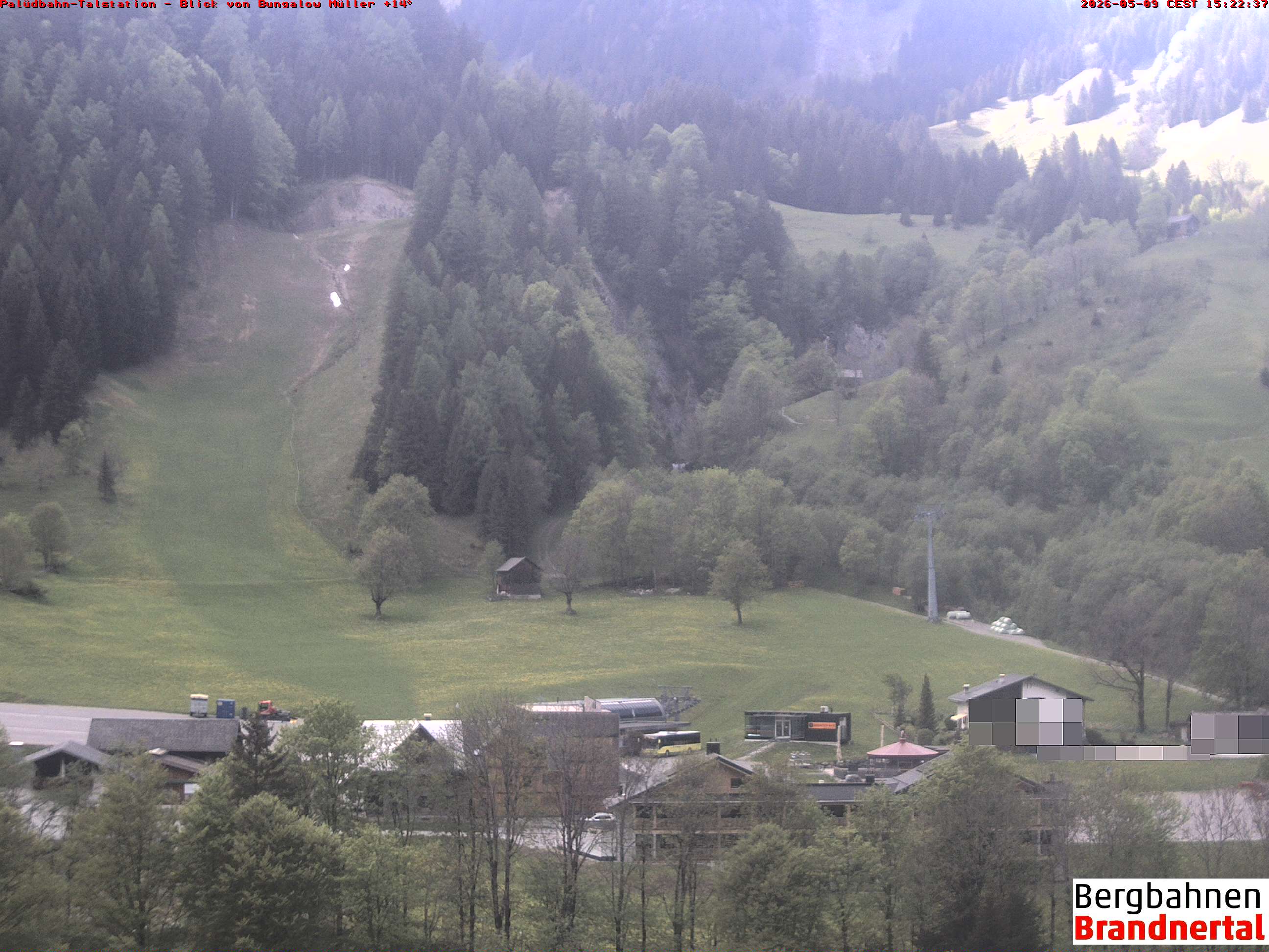 Blick auf Palüdbahn von Bungalow Müller