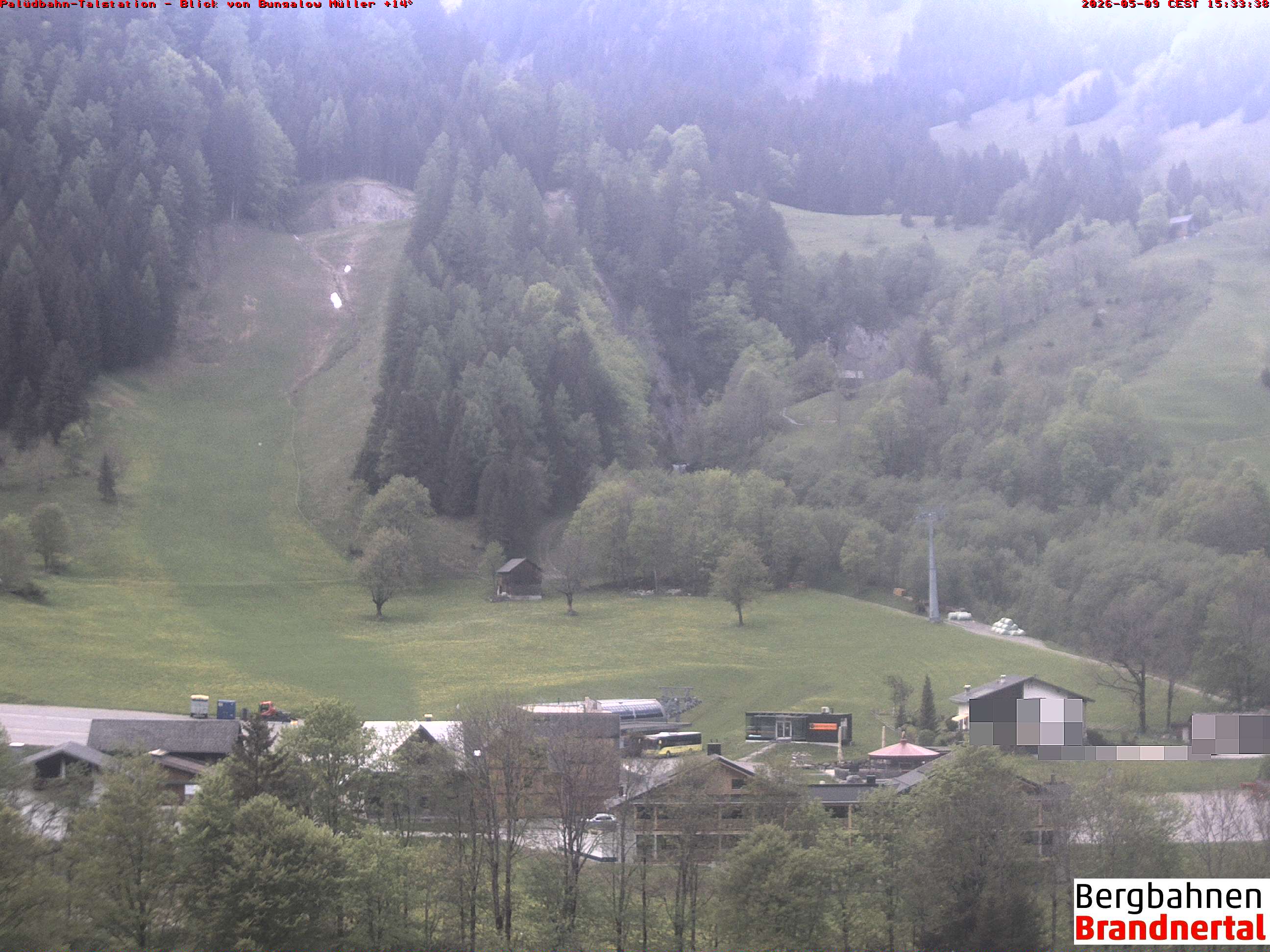 Blick auf Palüdbahn von Bungalow Müller