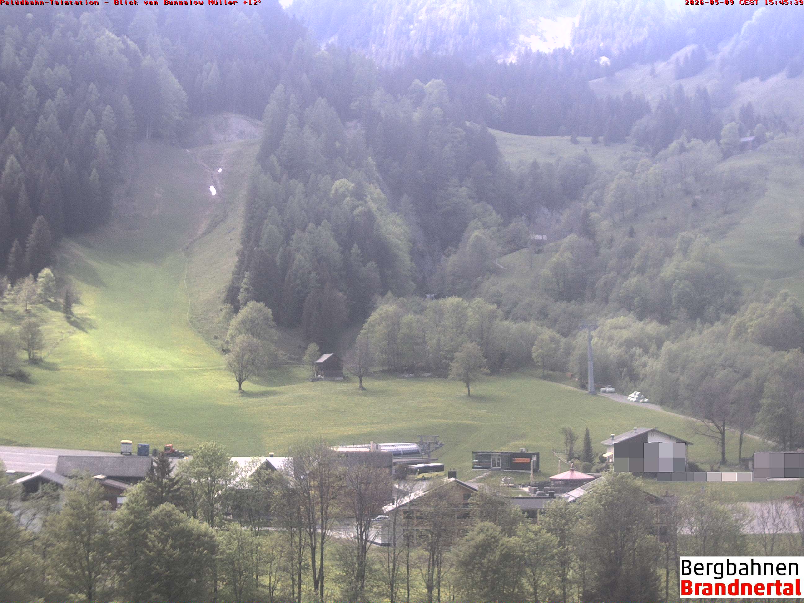 Blick auf Palüdbahn von Bungalow Müller