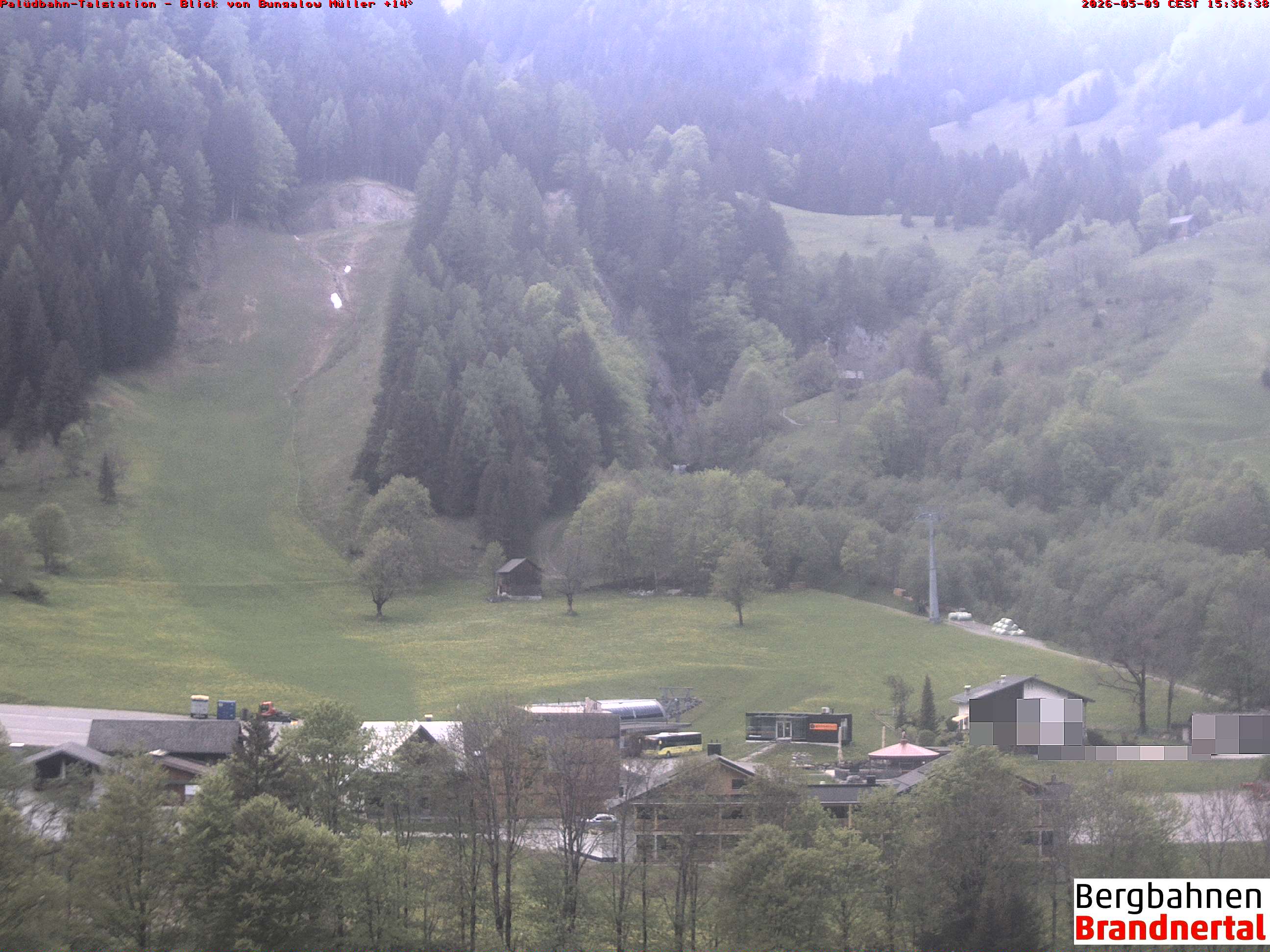 Blick auf Palüdbahn von Bungalow Müller