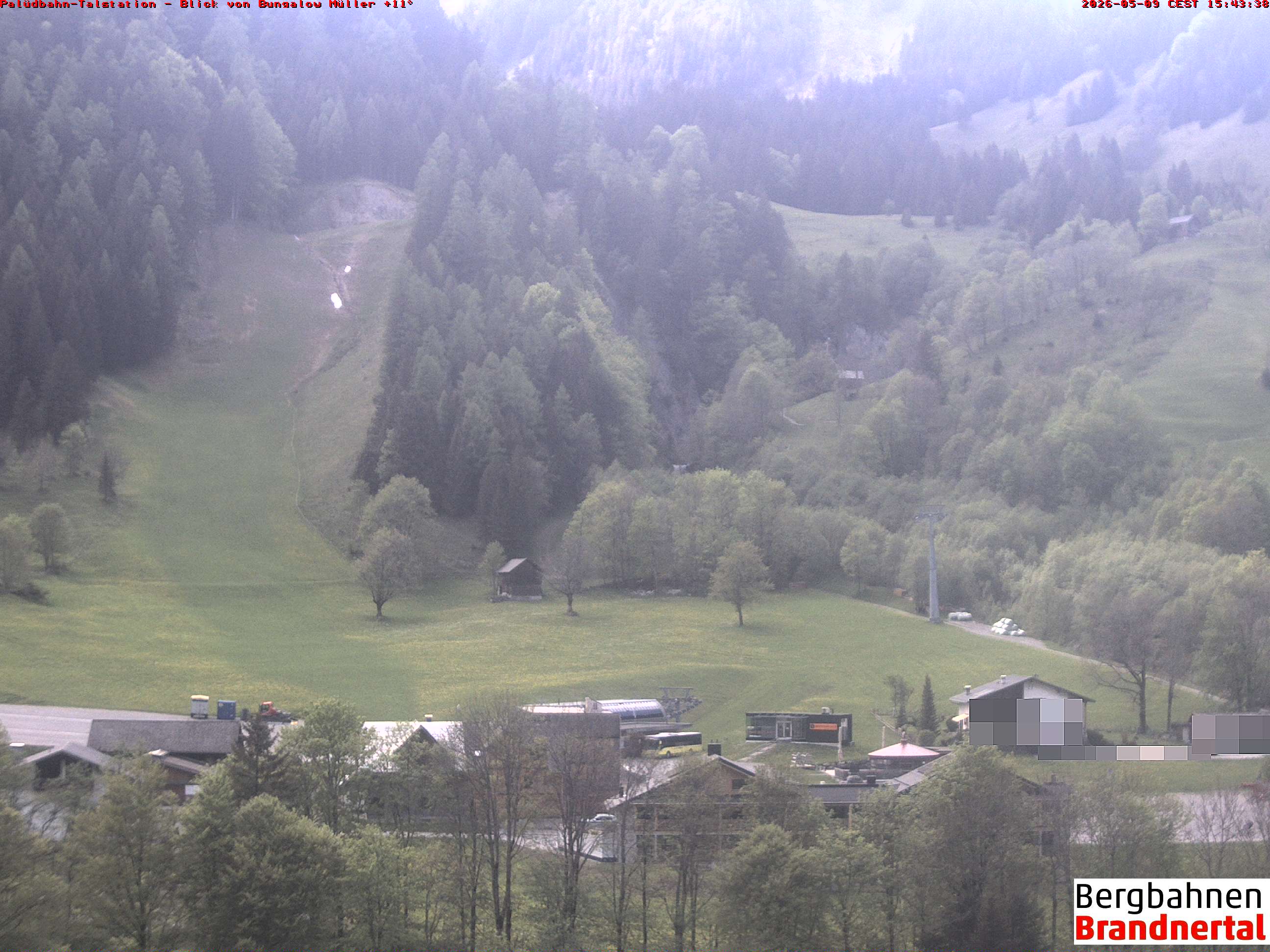 Blick auf Palüdbahn von Bungalow Müller