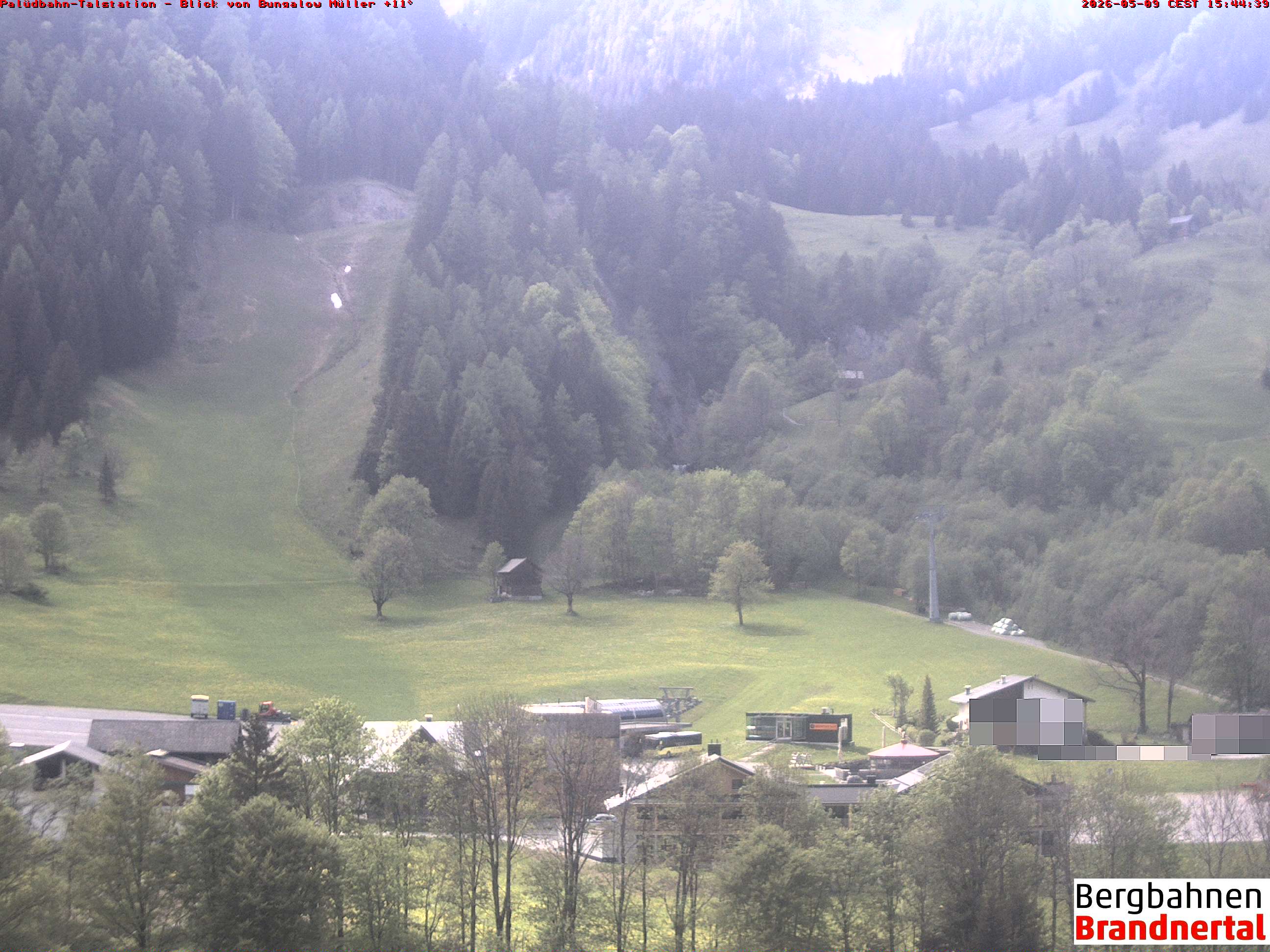 Blick auf Palüdbahn von Bungalow Müller