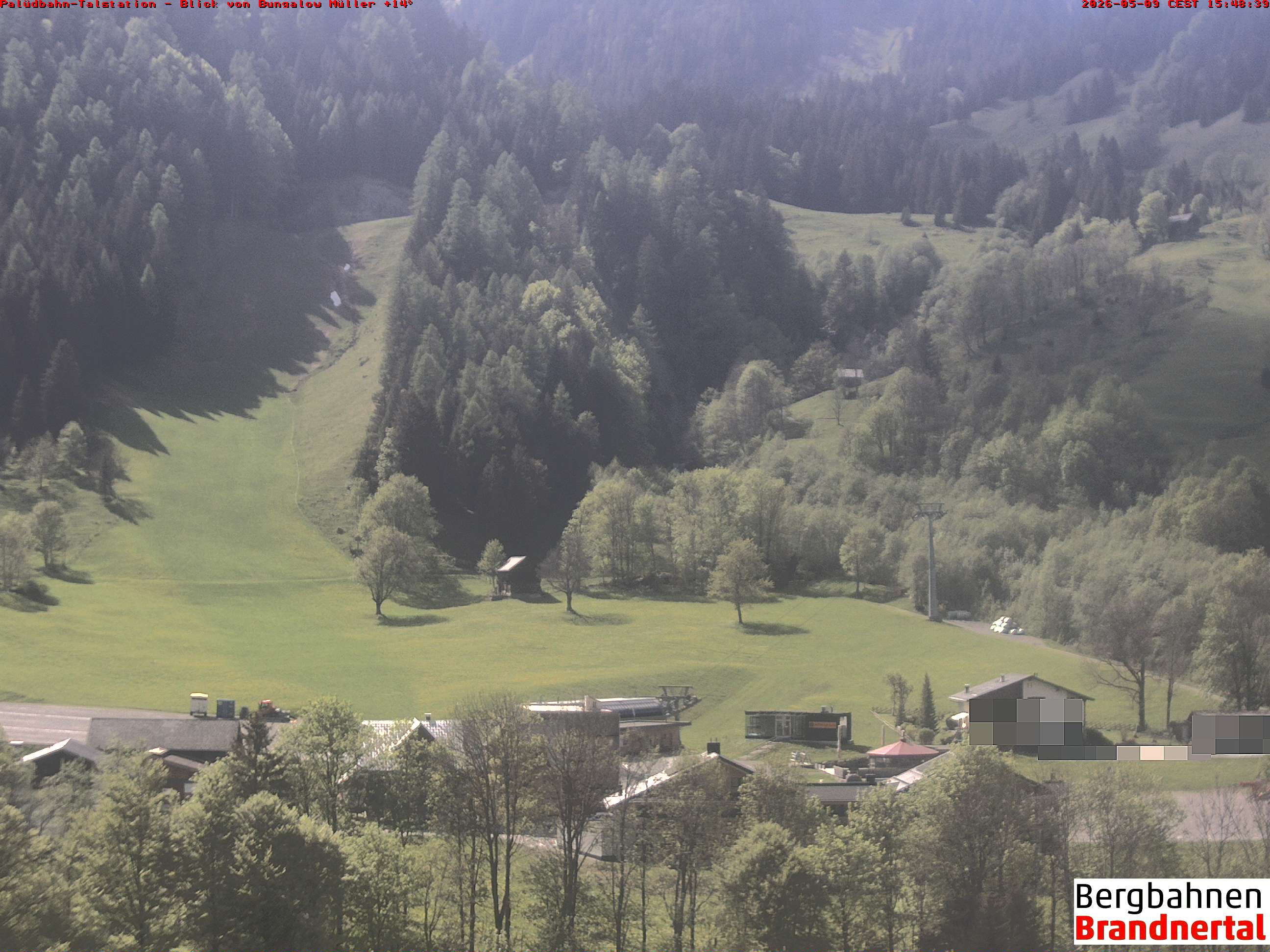 Blick auf Palüdbahn von Bungalow Müller