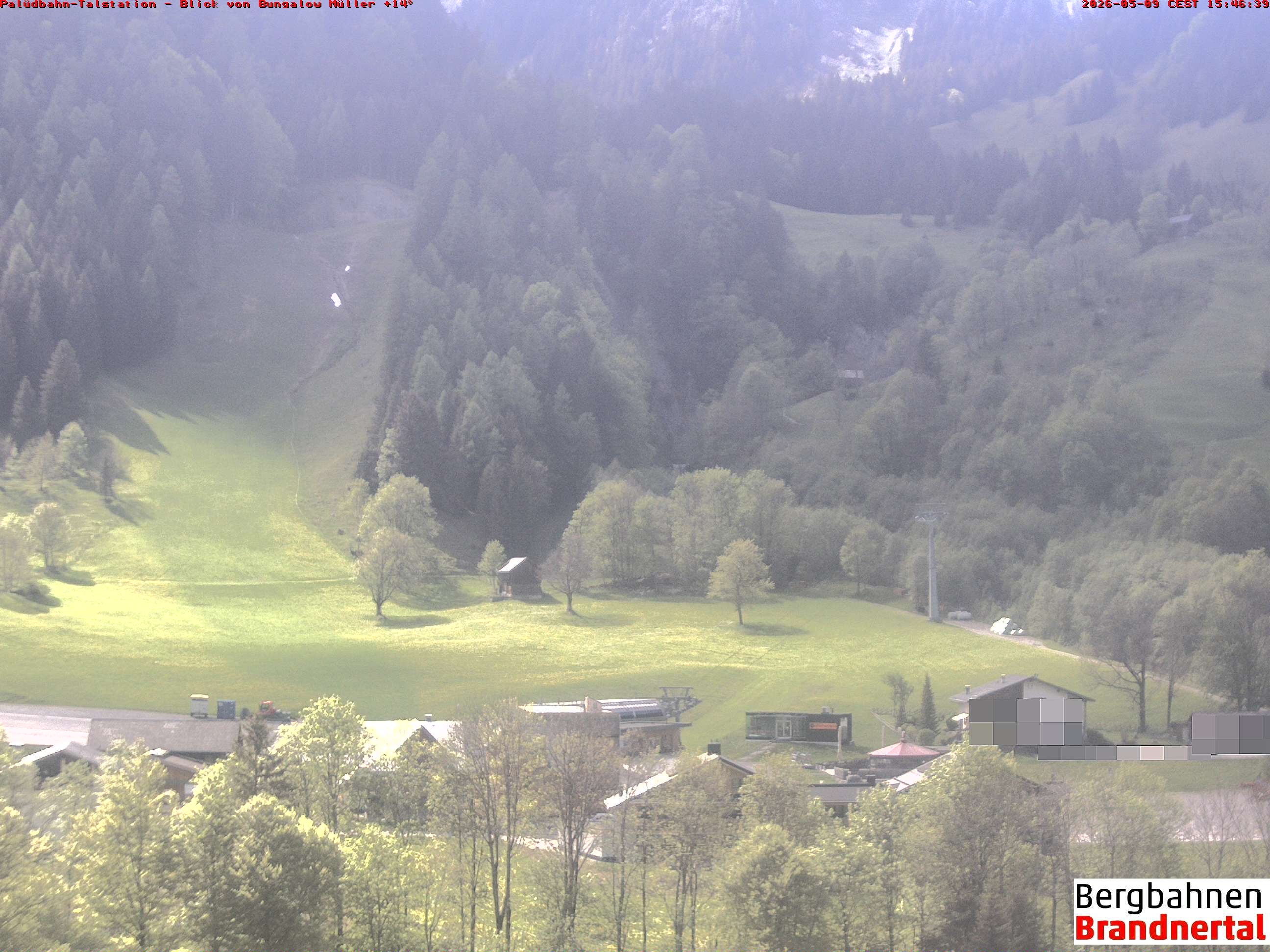 Blick auf Palüdbahn von Bungalow Müller