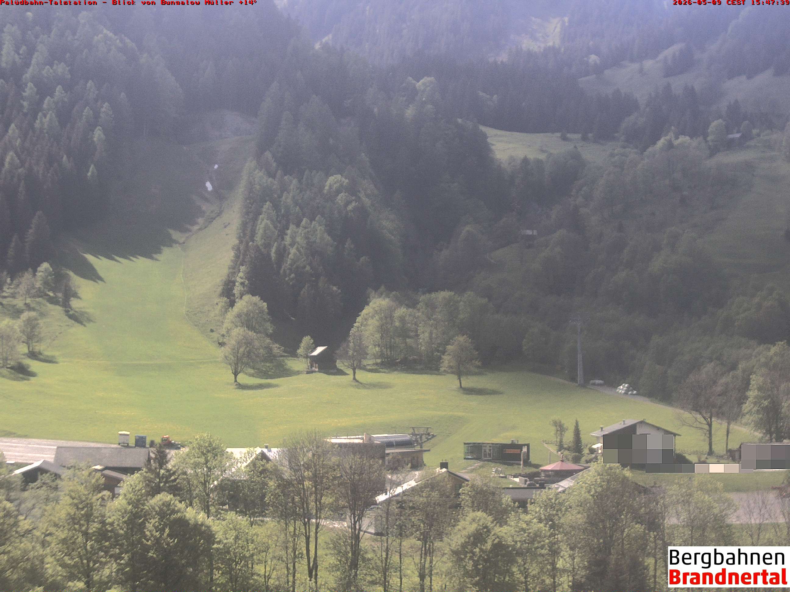 Blick auf Palüdbahn von Bungalow Müller