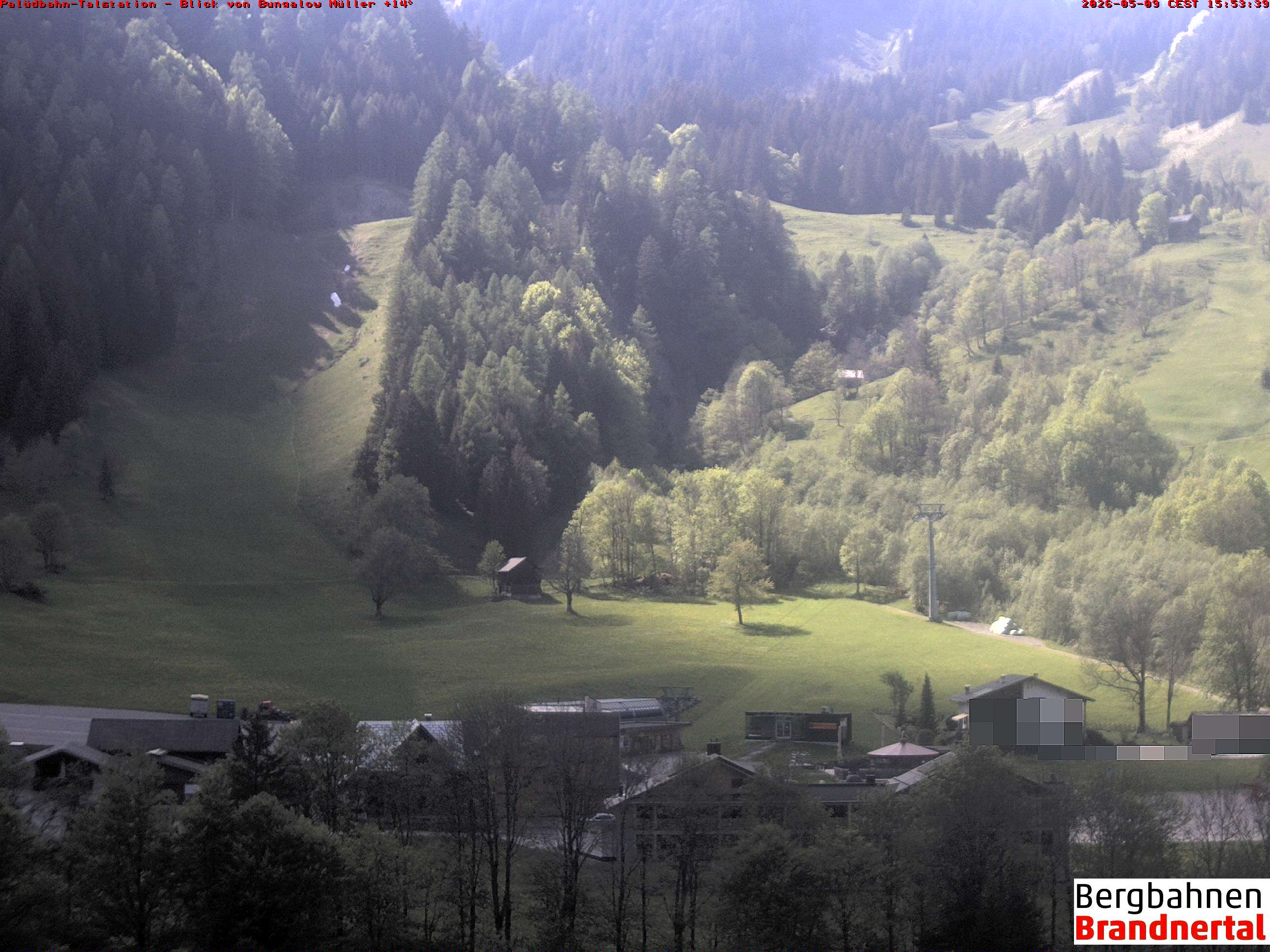 Blick auf Palüdbahn von Bungalow Müller