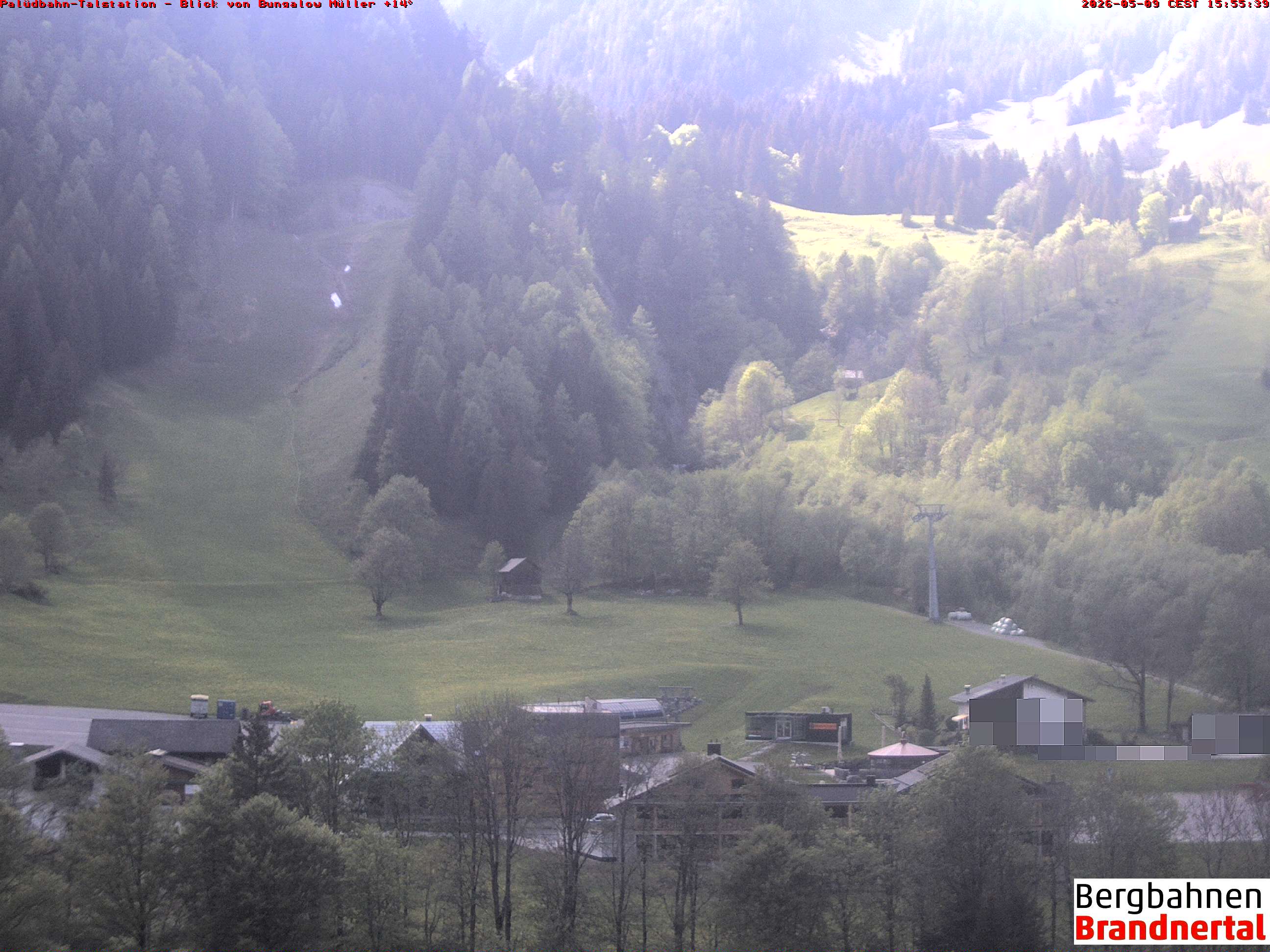 Blick auf Palüdbahn von Bungalow Müller