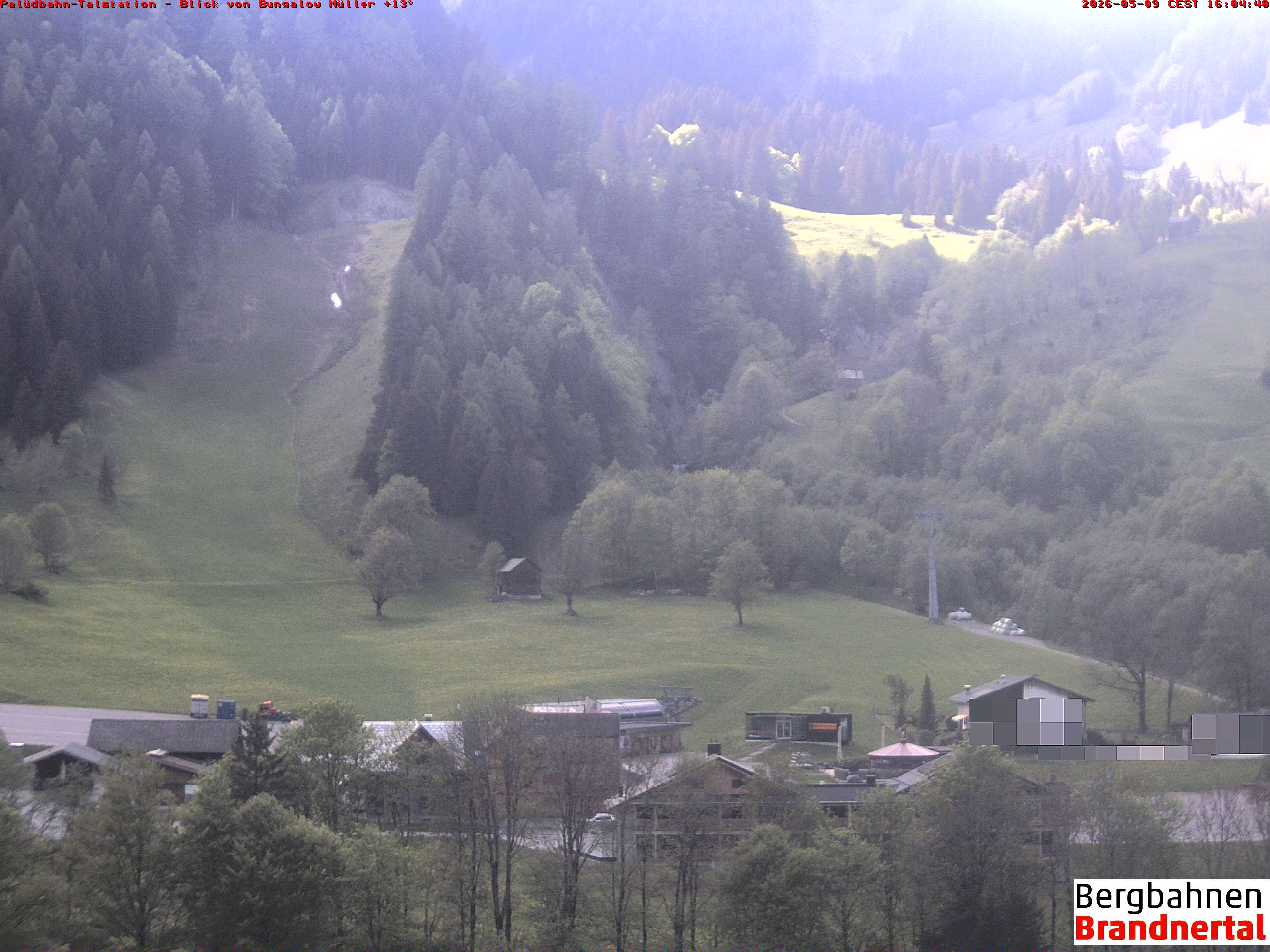 Blick auf Palüdbahn von Bungalow Müller
