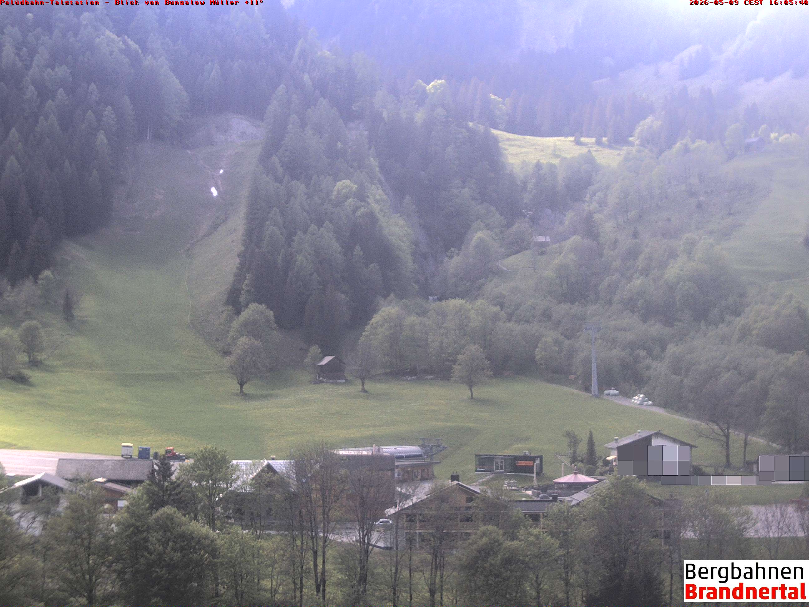 Blick auf Palüdbahn von Bungalow Müller