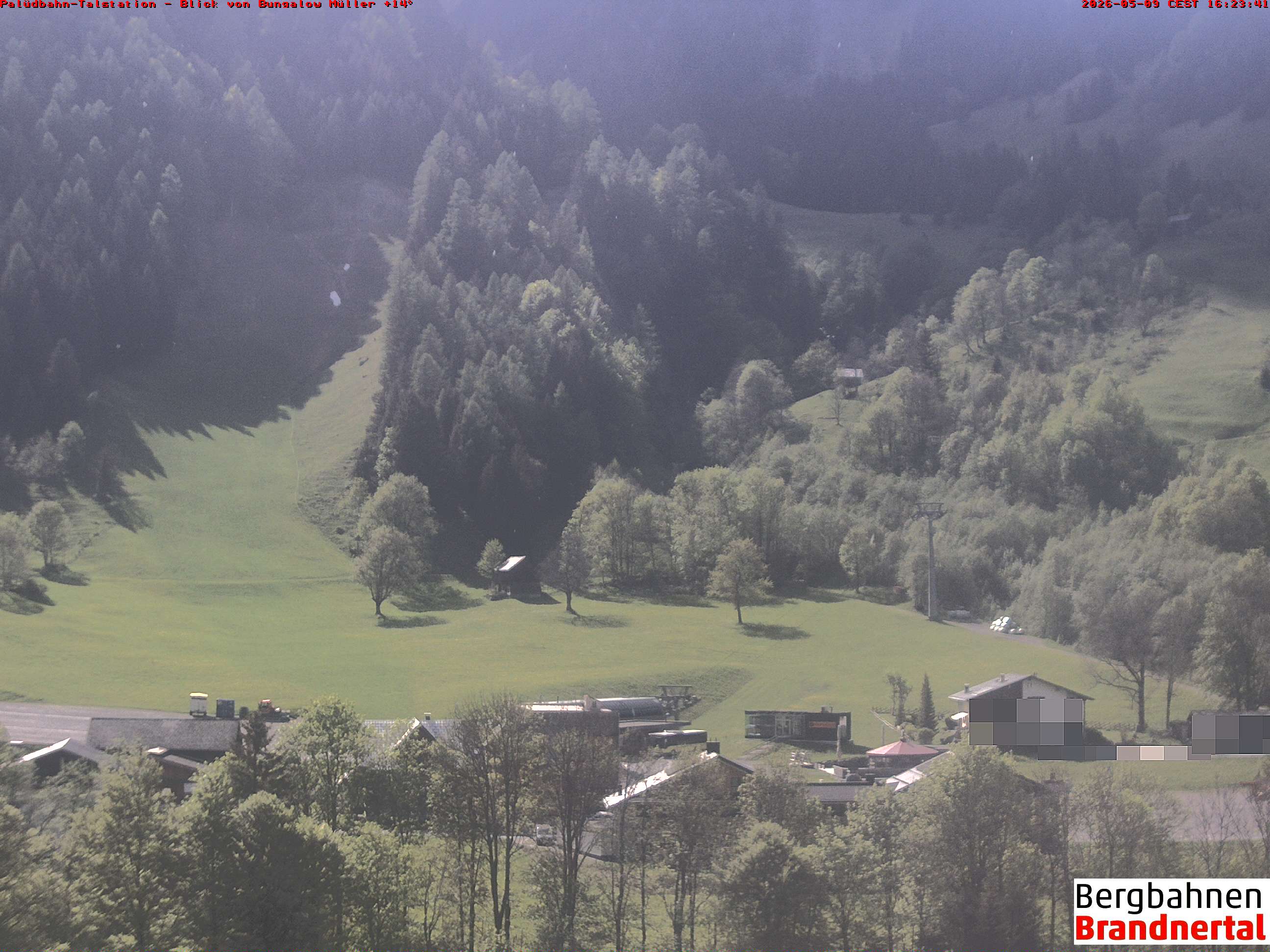 Blick auf Palüdbahn von Bungalow Müller