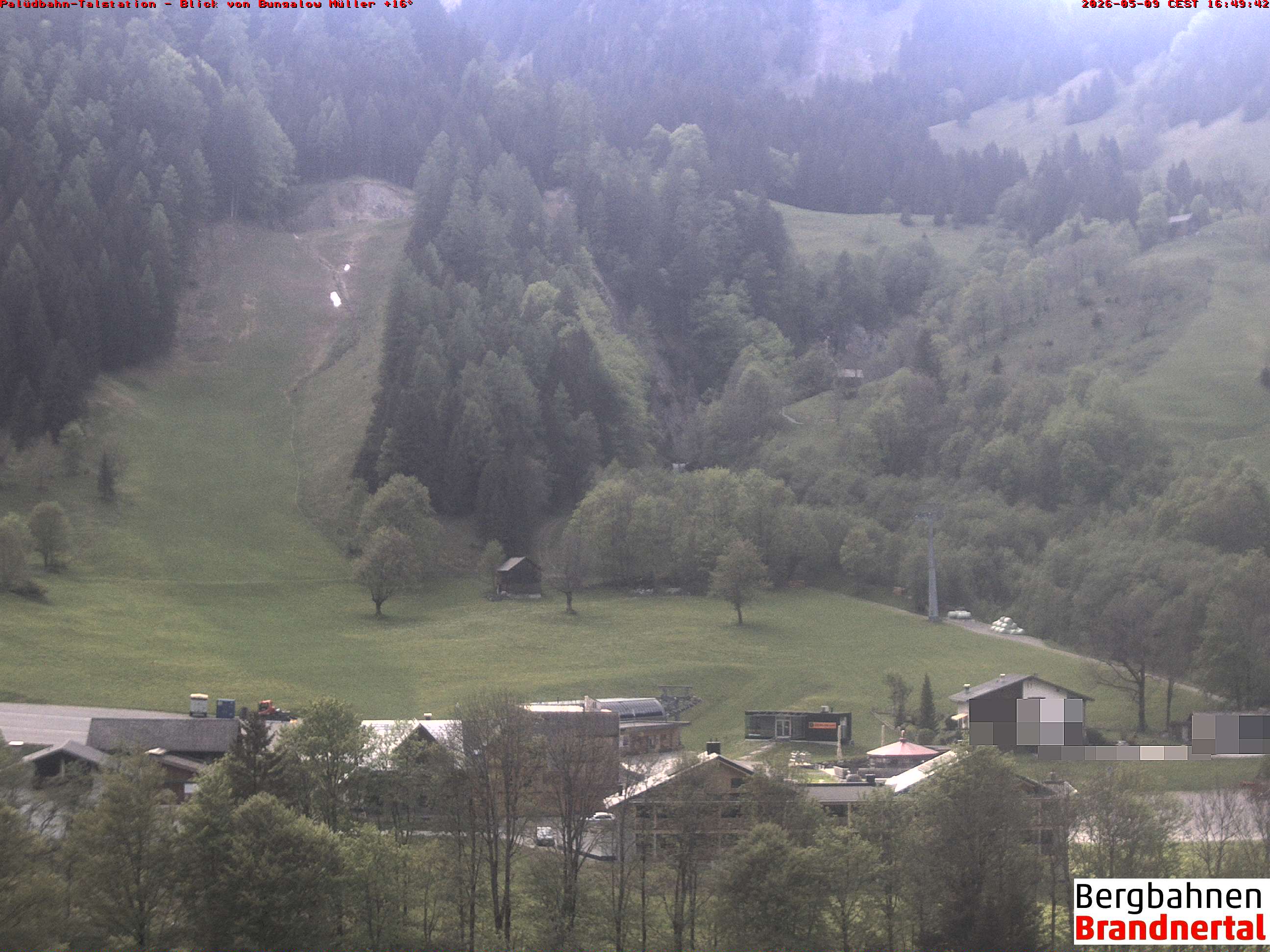 Blick auf Palüdbahn von Bungalow Müller