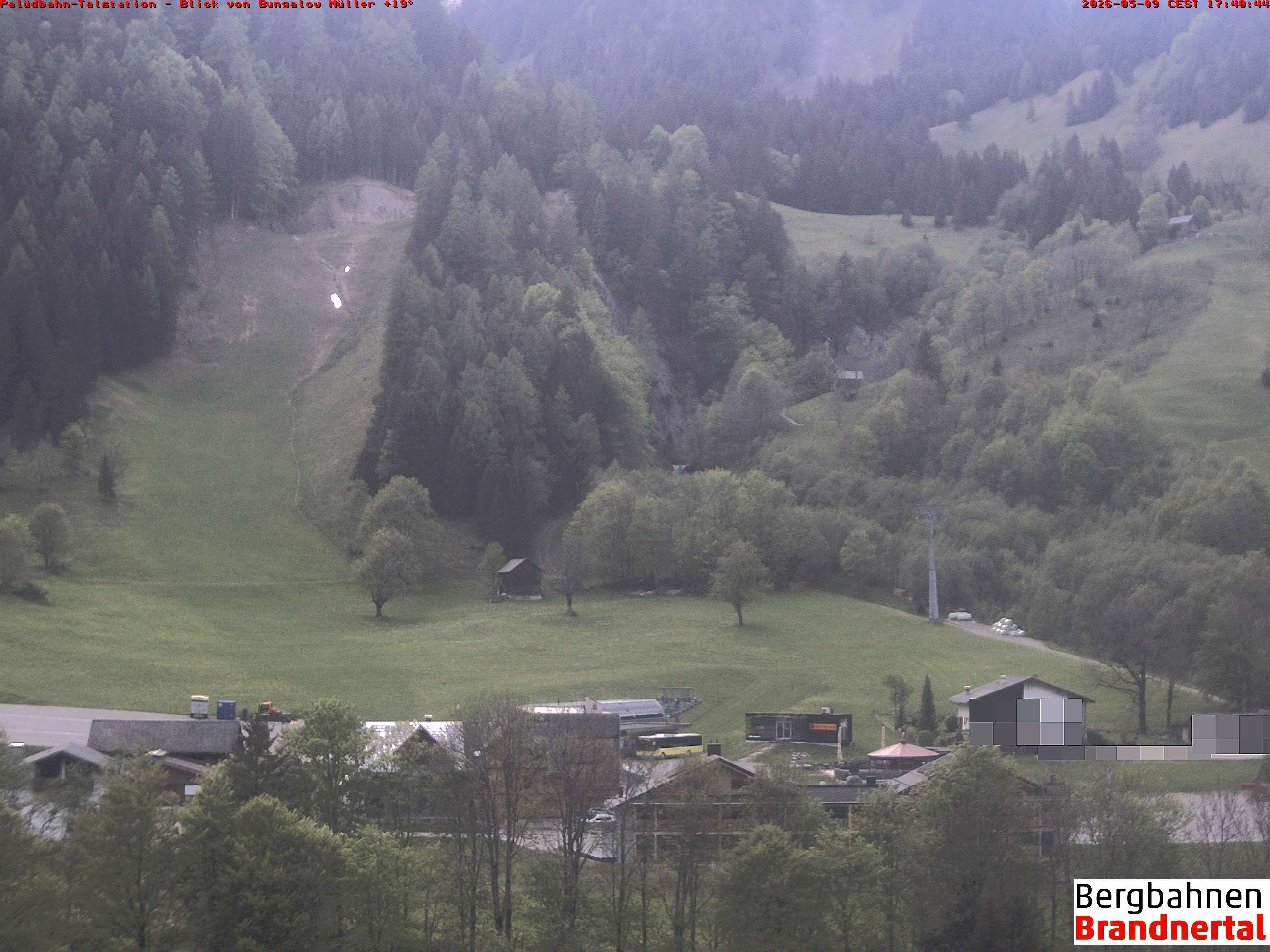 Blick auf Palüdbahn von Bungalow Müller