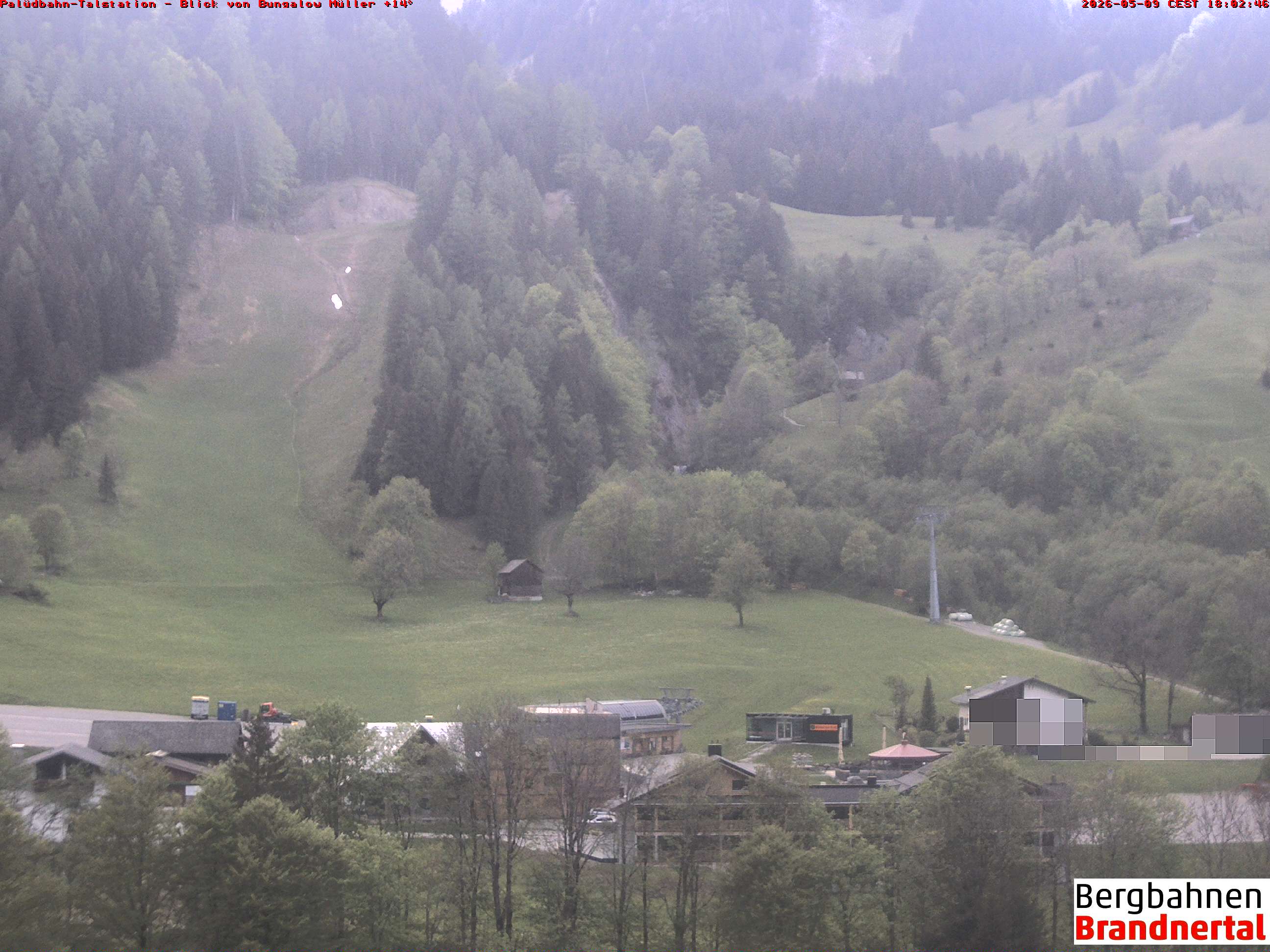 Blick auf Palüdbahn von Bungalow Müller