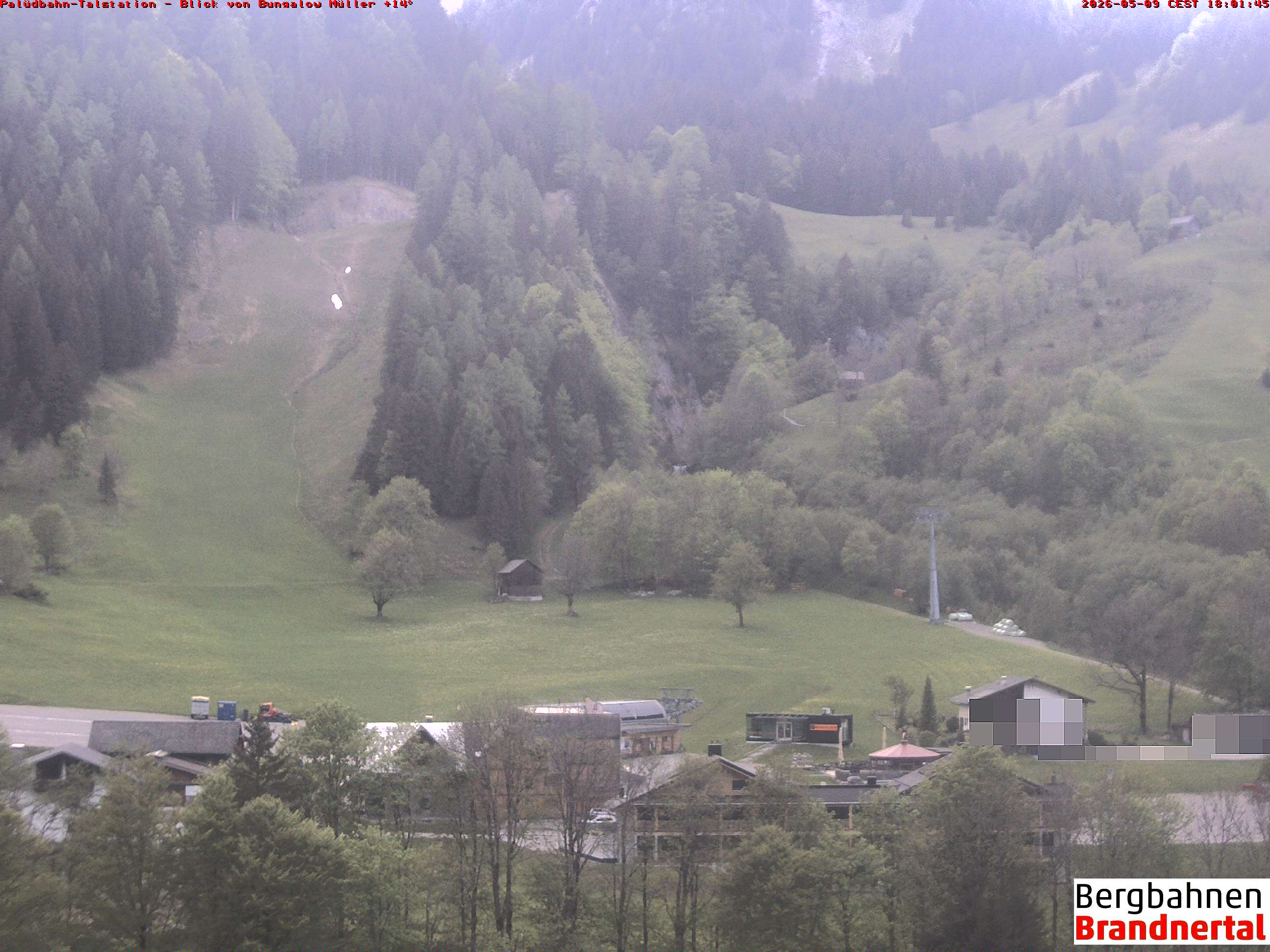 Blick auf Palüdbahn von Bungalow Müller