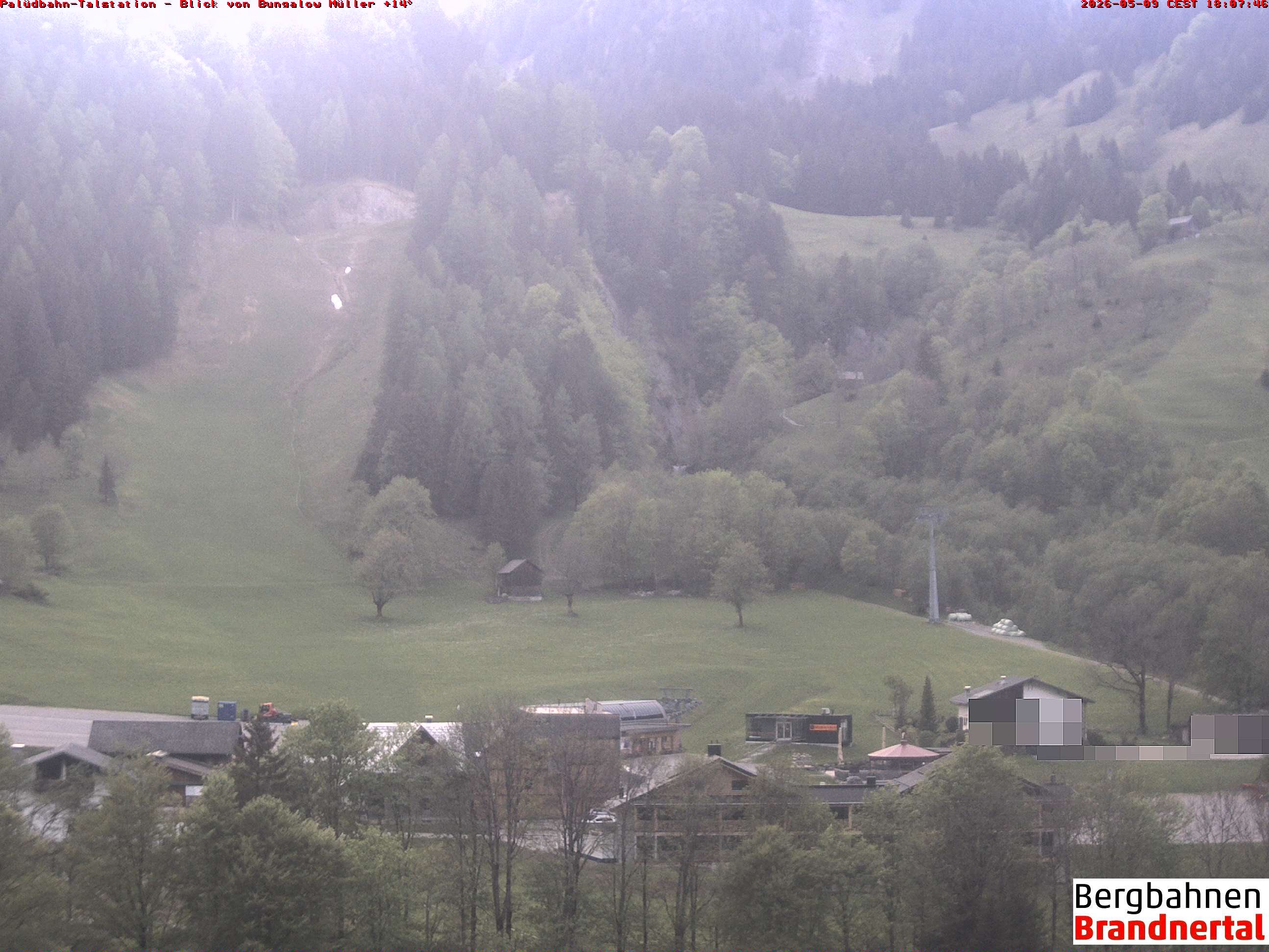 Blick auf Palüdbahn von Bungalow Müller