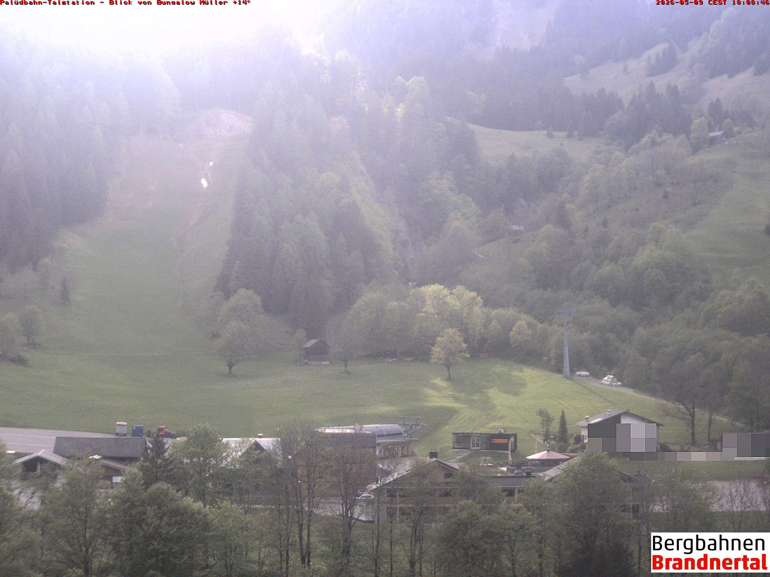 Blick auf Palüdbahn von Bungalow Müller