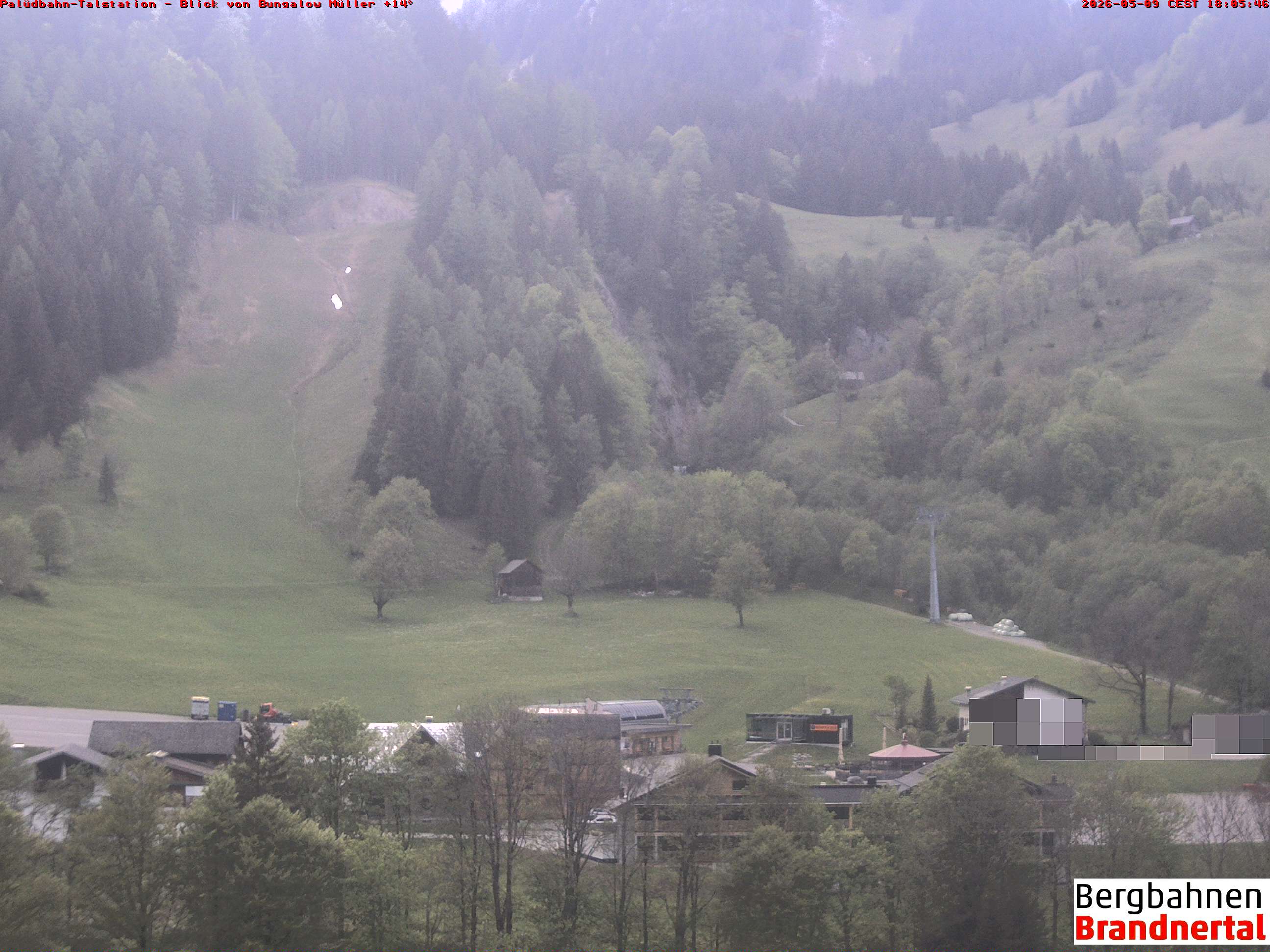 Blick auf Palüdbahn von Bungalow Müller