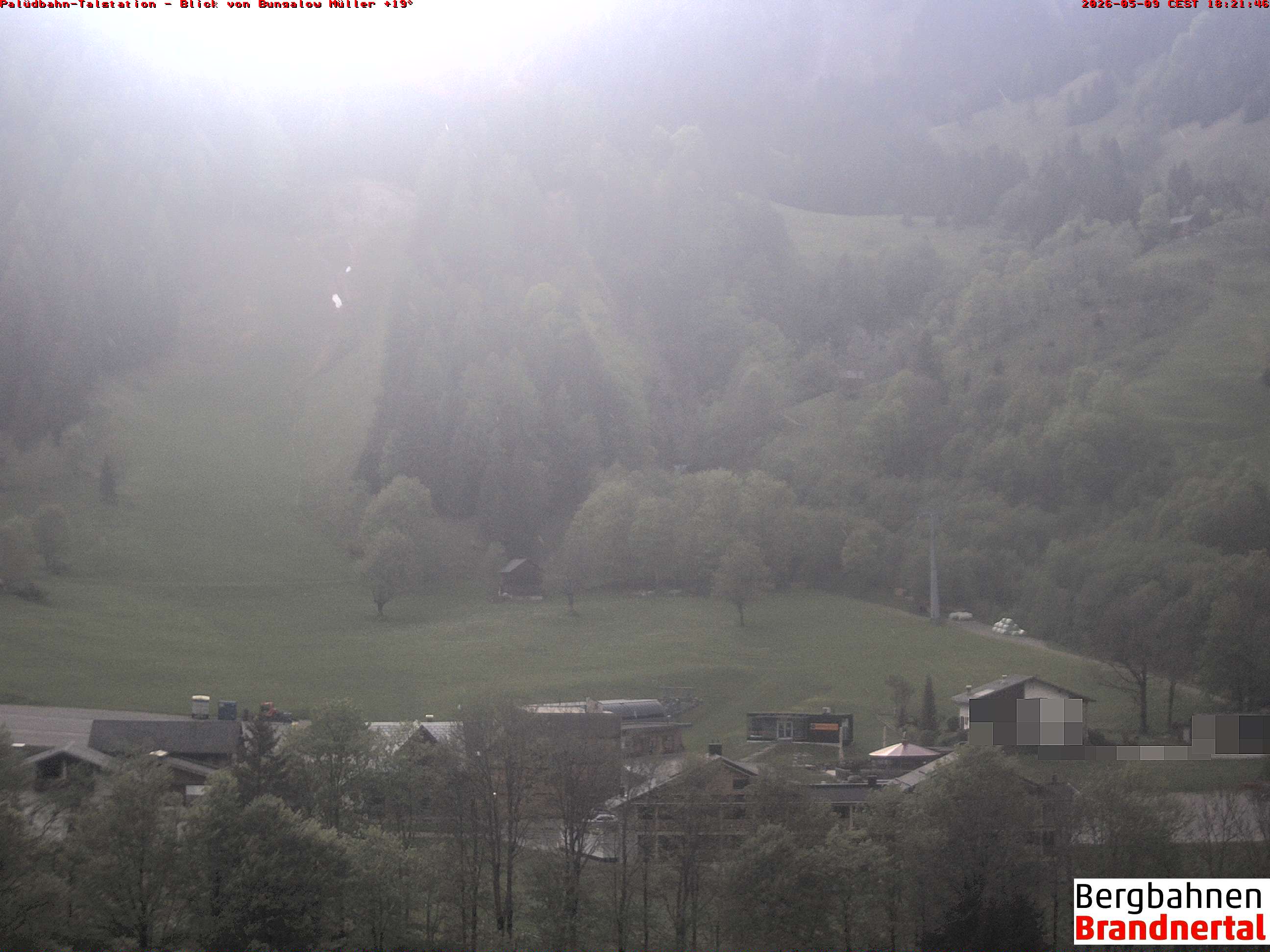 Blick auf Palüdbahn von Bungalow Müller