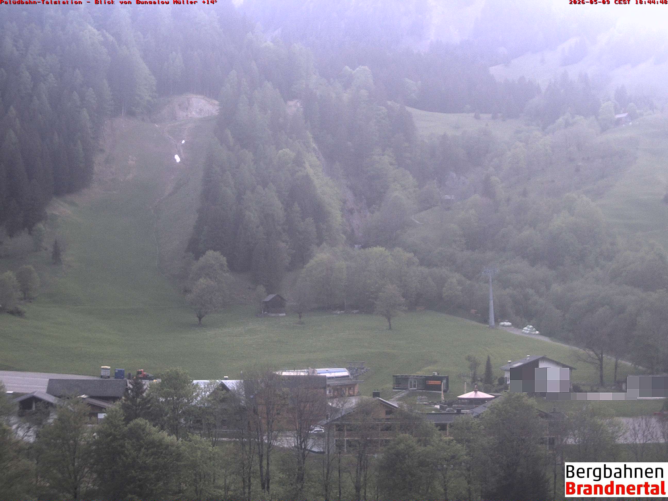 Blick auf Palüdbahn von Bungalow Müller