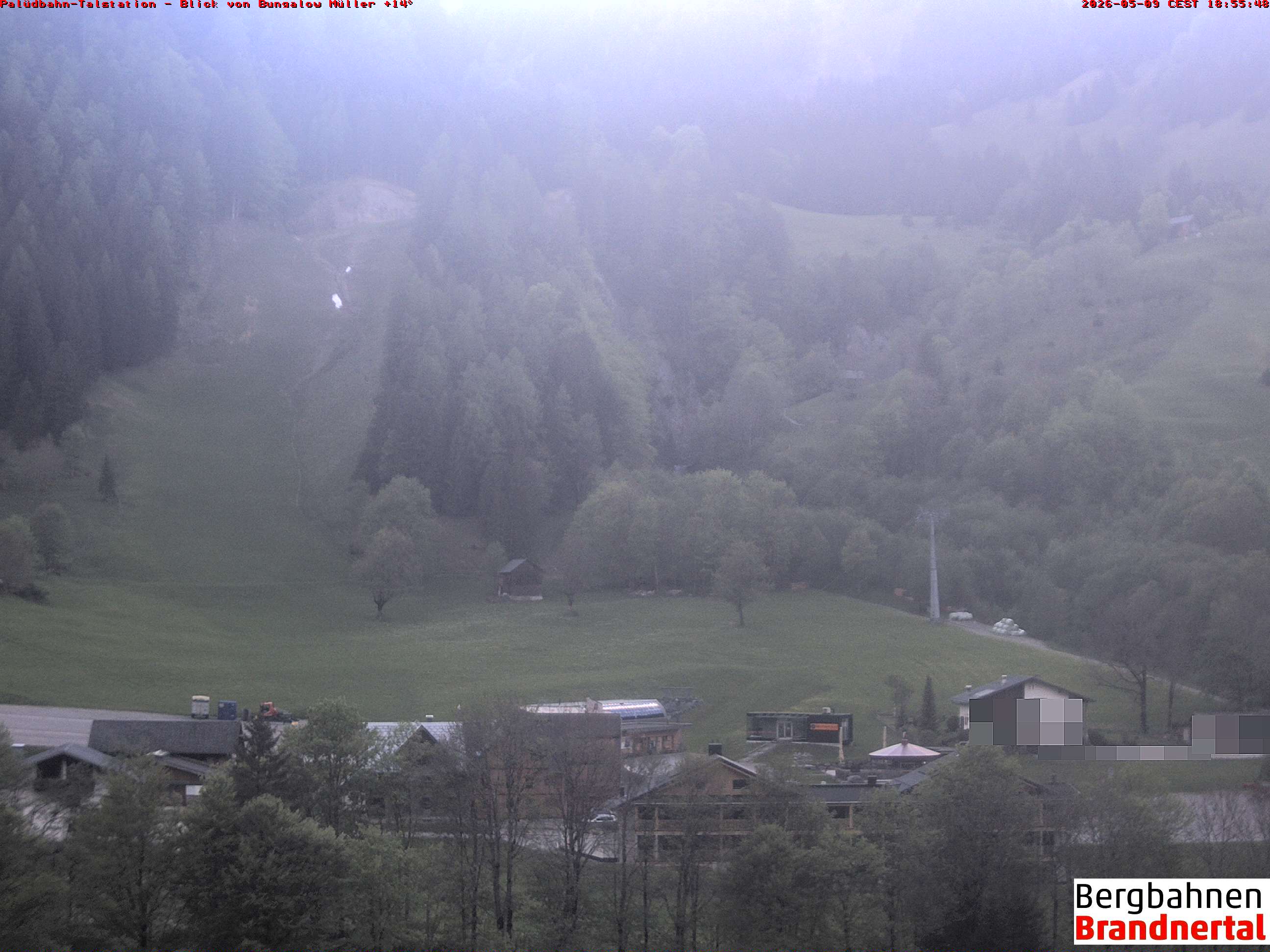Blick auf Palüdbahn von Bungalow Müller