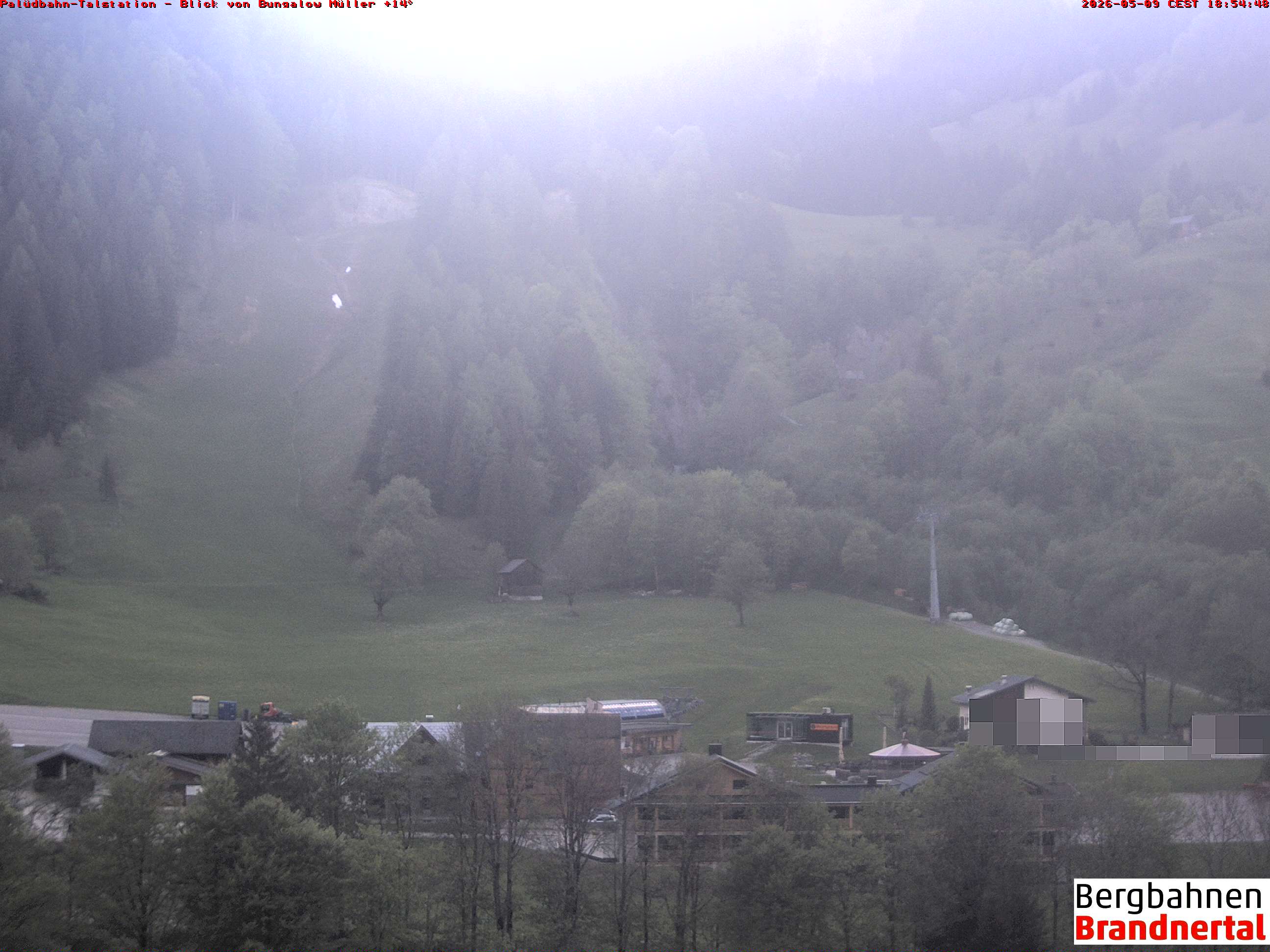 Blick auf Palüdbahn von Bungalow Müller
