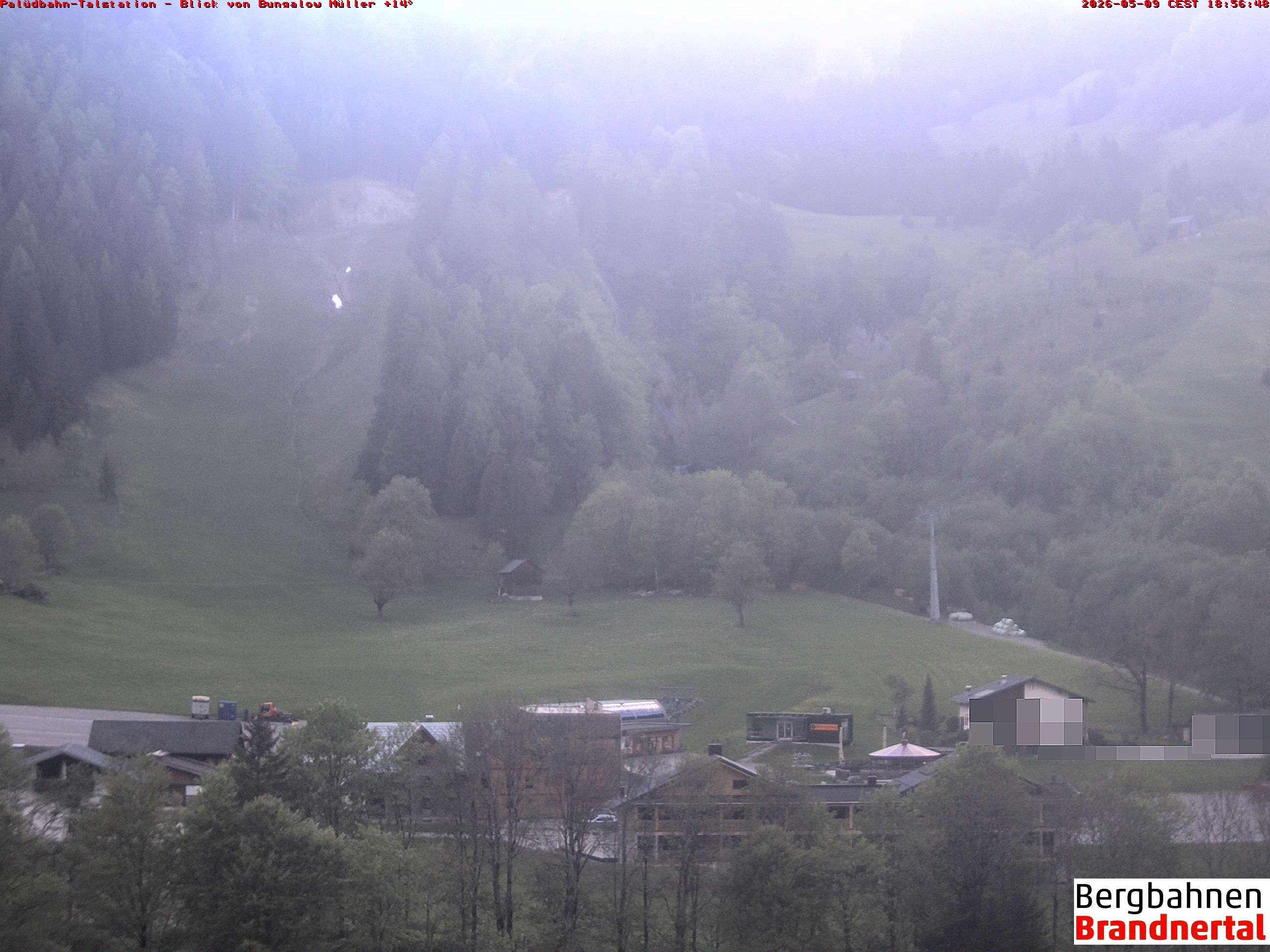 Blick auf Palüdbahn von Bungalow Müller