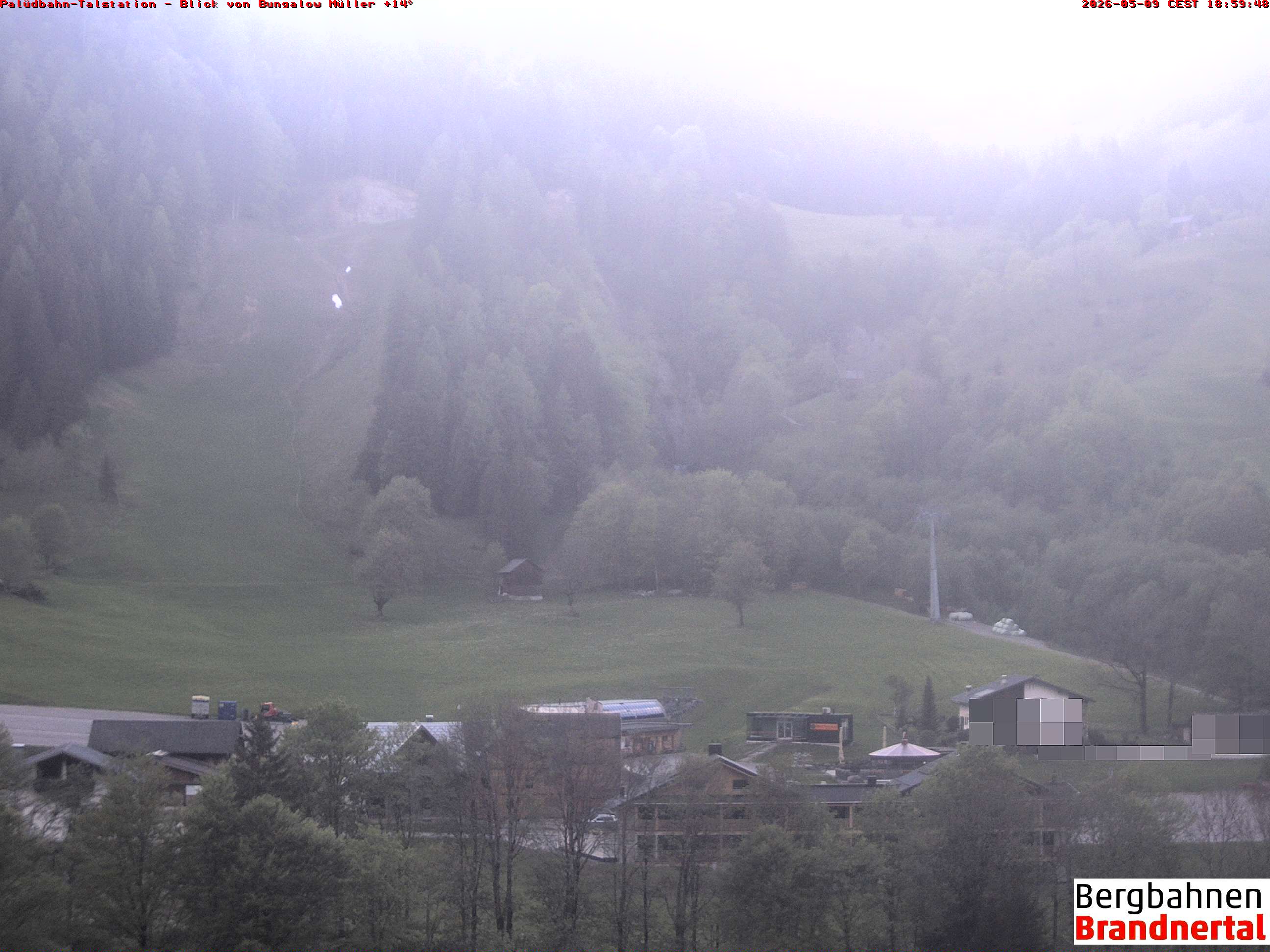 Blick auf Palüdbahn von Bungalow Müller