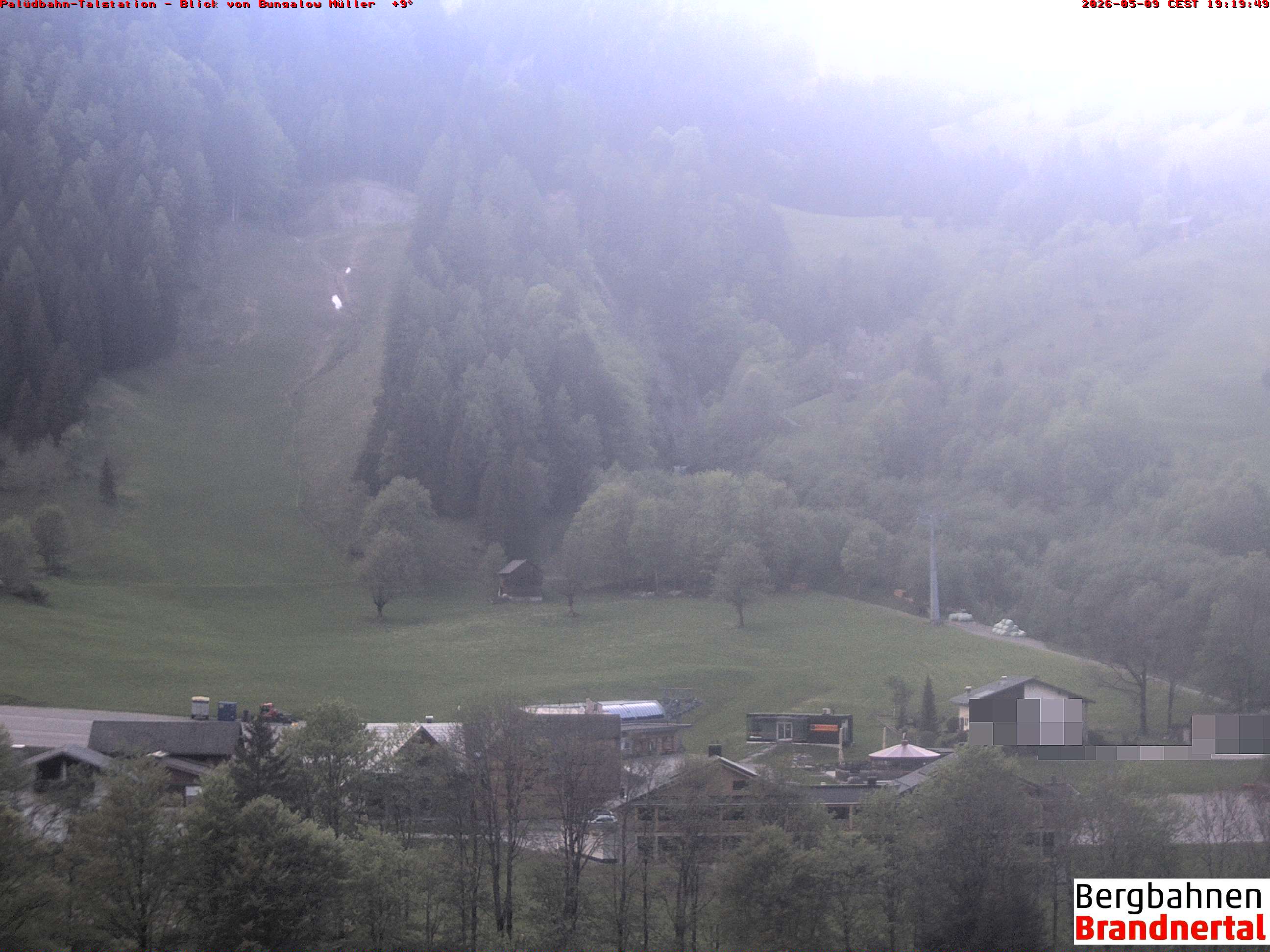 Blick auf Palüdbahn von Bungalow Müller