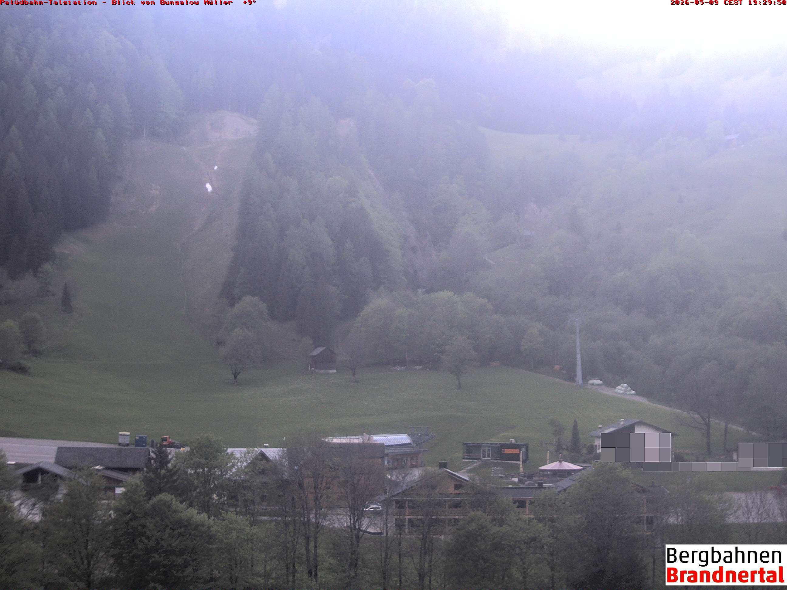 Blick auf Palüdbahn von Bungalow Müller