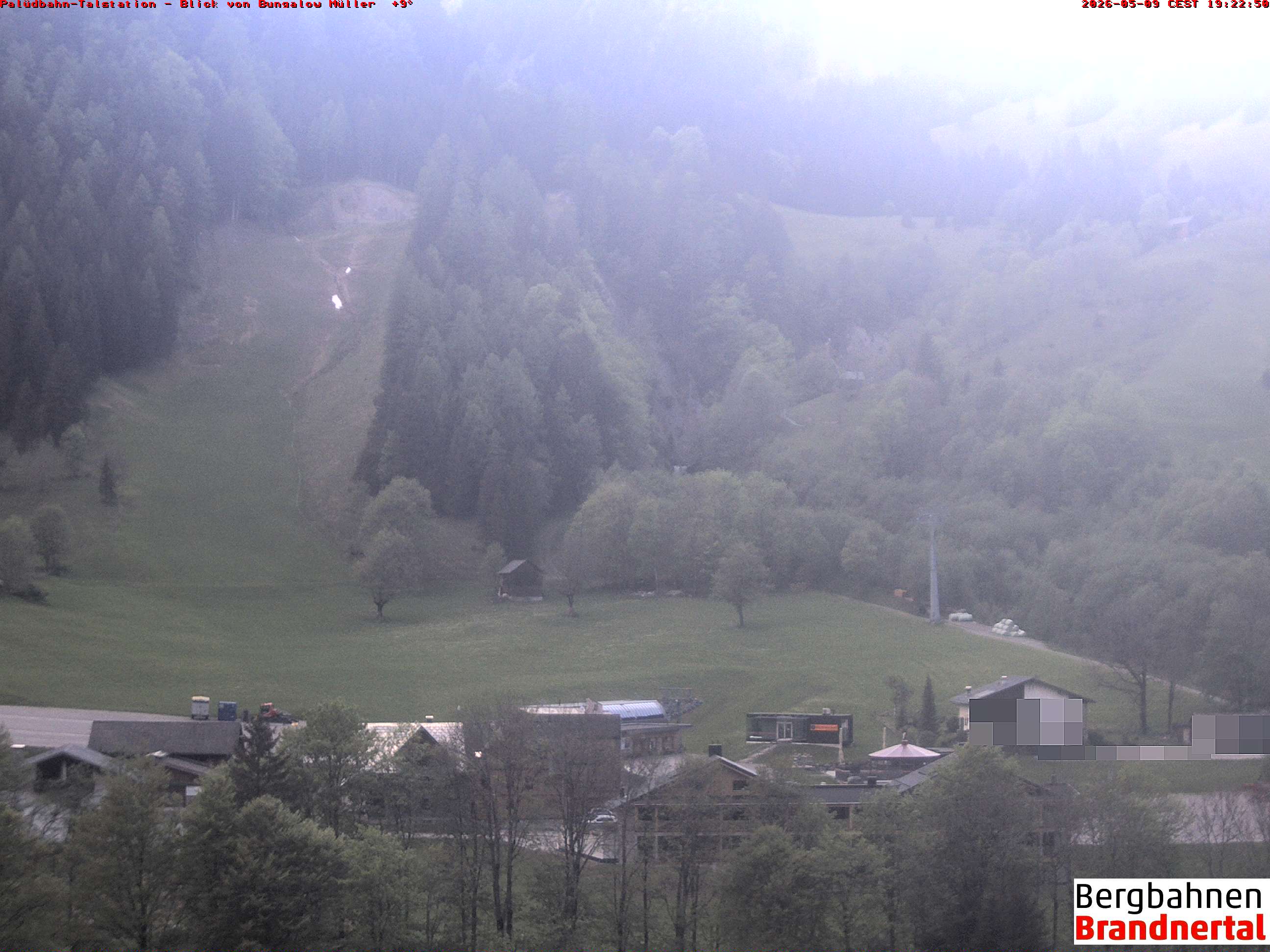 Blick auf Palüdbahn von Bungalow Müller