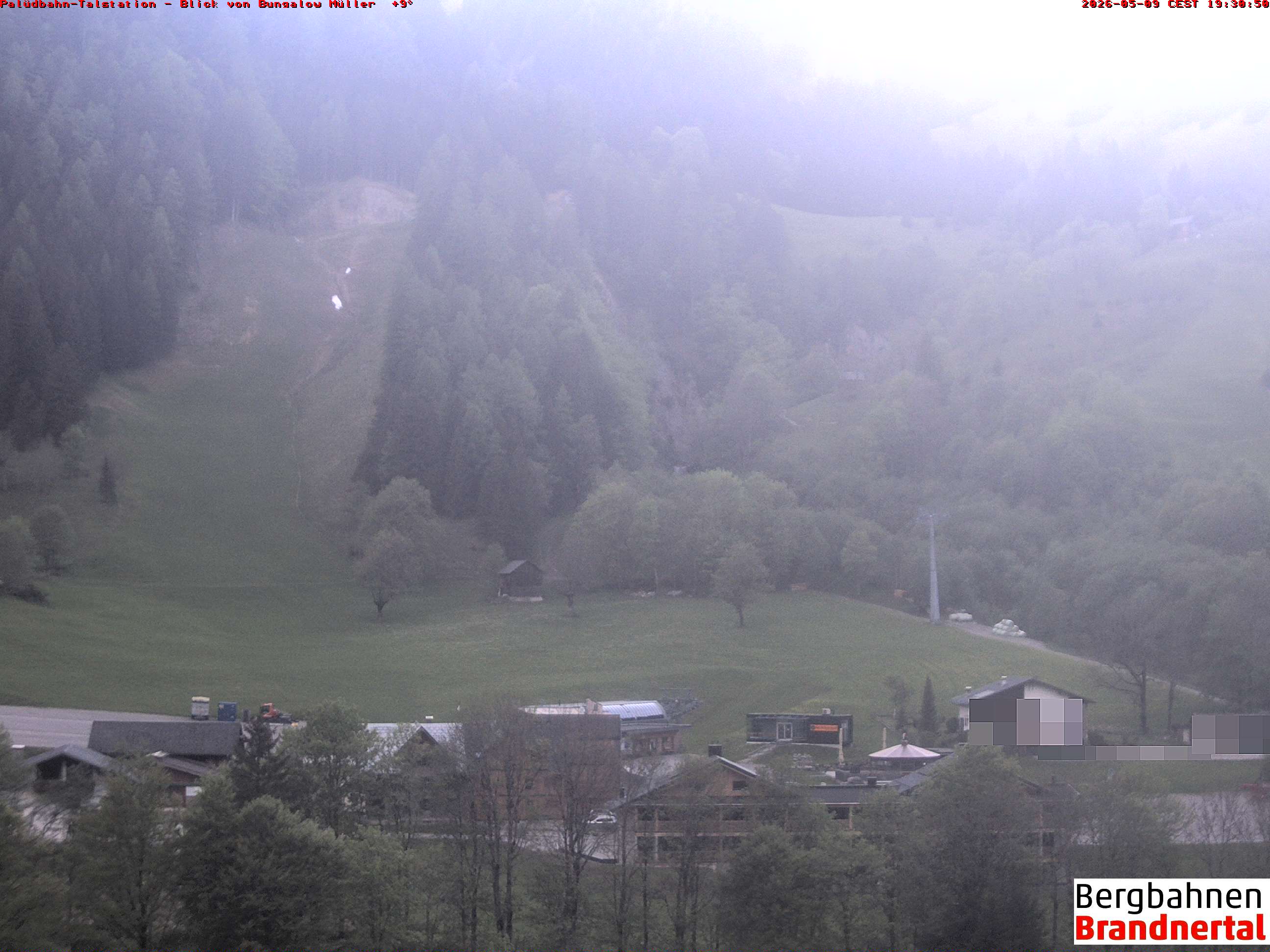 Blick auf Palüdbahn von Bungalow Müller