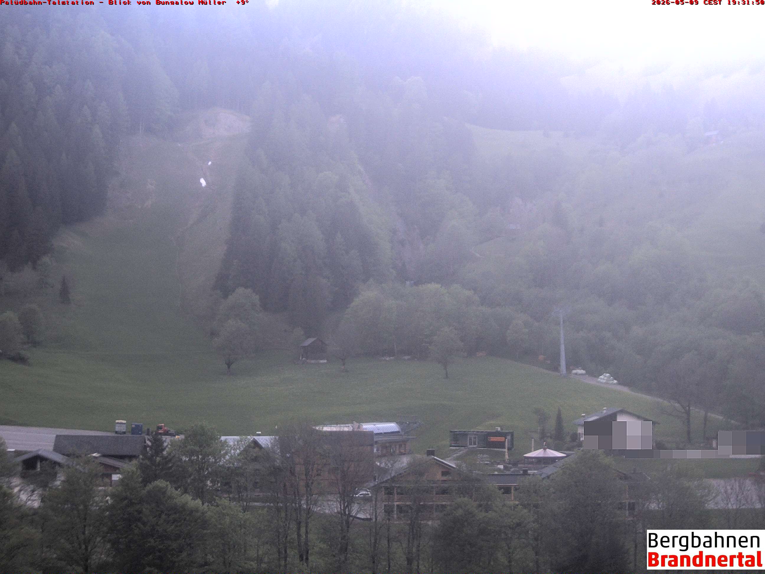 Blick auf Palüdbahn von Bungalow Müller