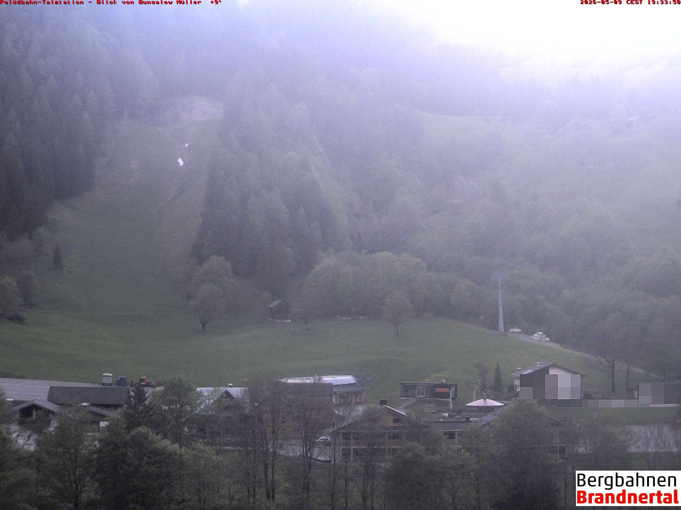Blick auf Palüdbahn von Bungalow Müller