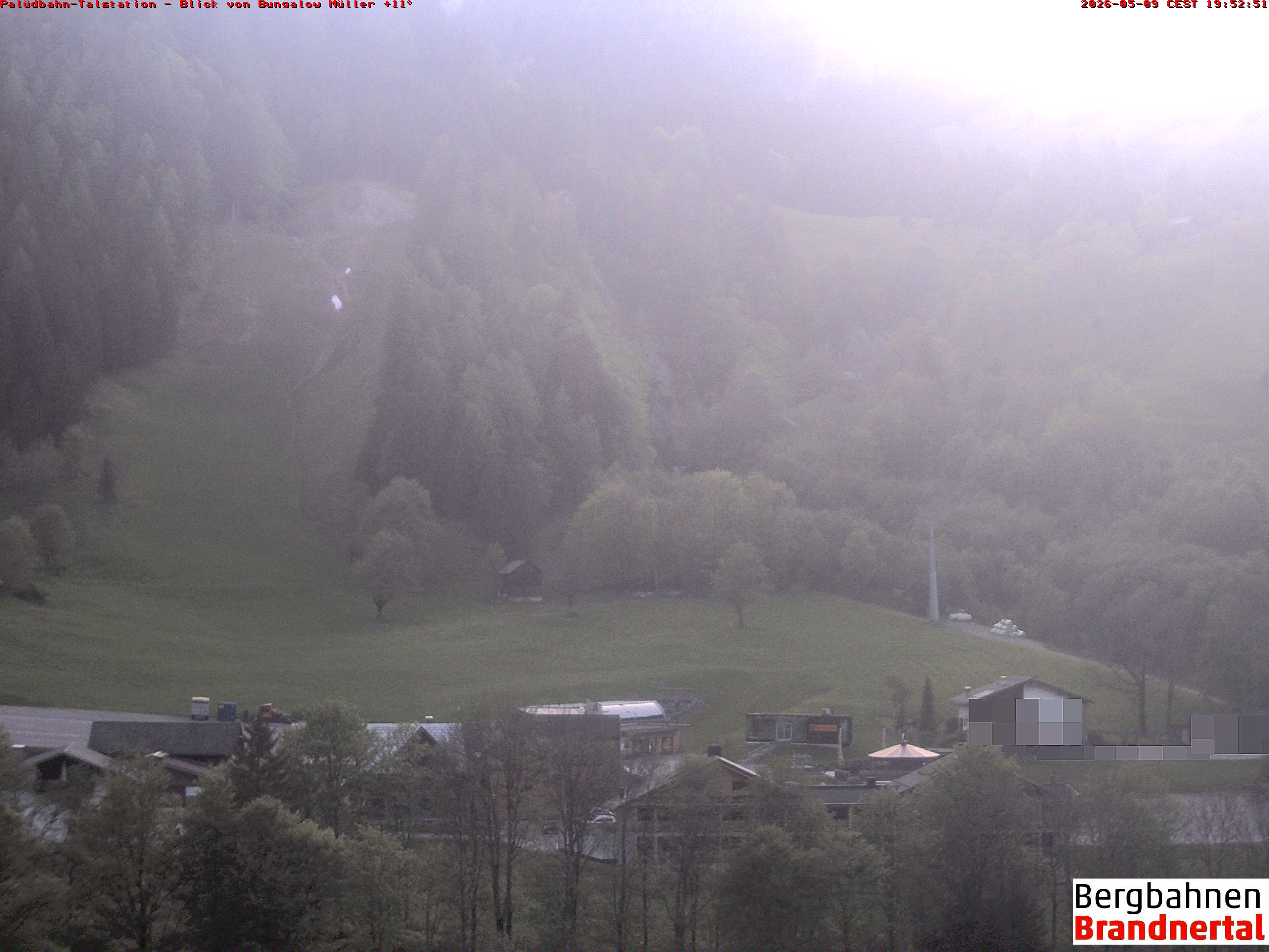 Blick auf Palüdbahn von Bungalow Müller