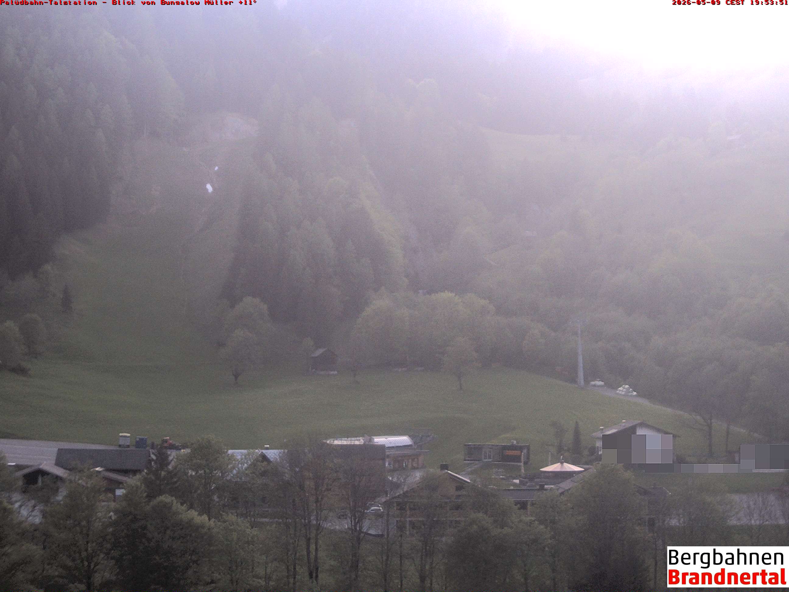 Blick auf Palüdbahn von Bungalow Müller
