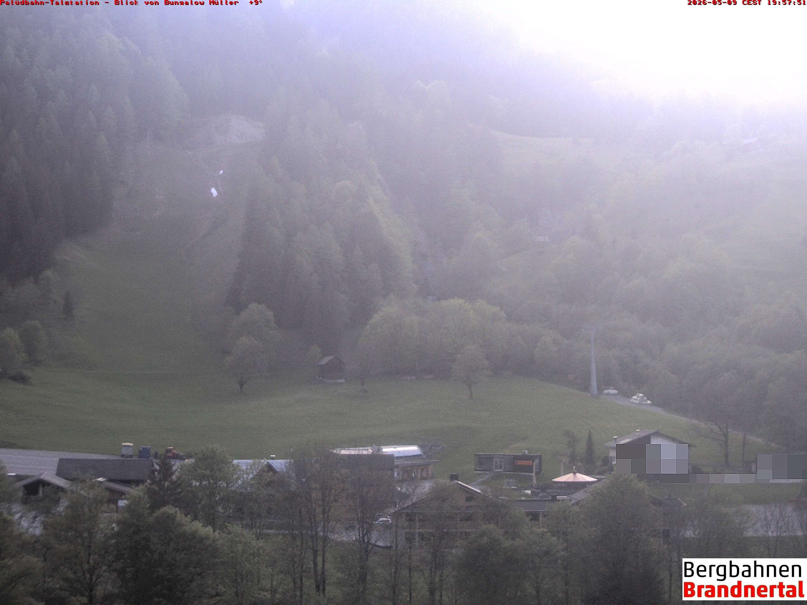 Blick auf Palüdbahn von Bungalow Müller