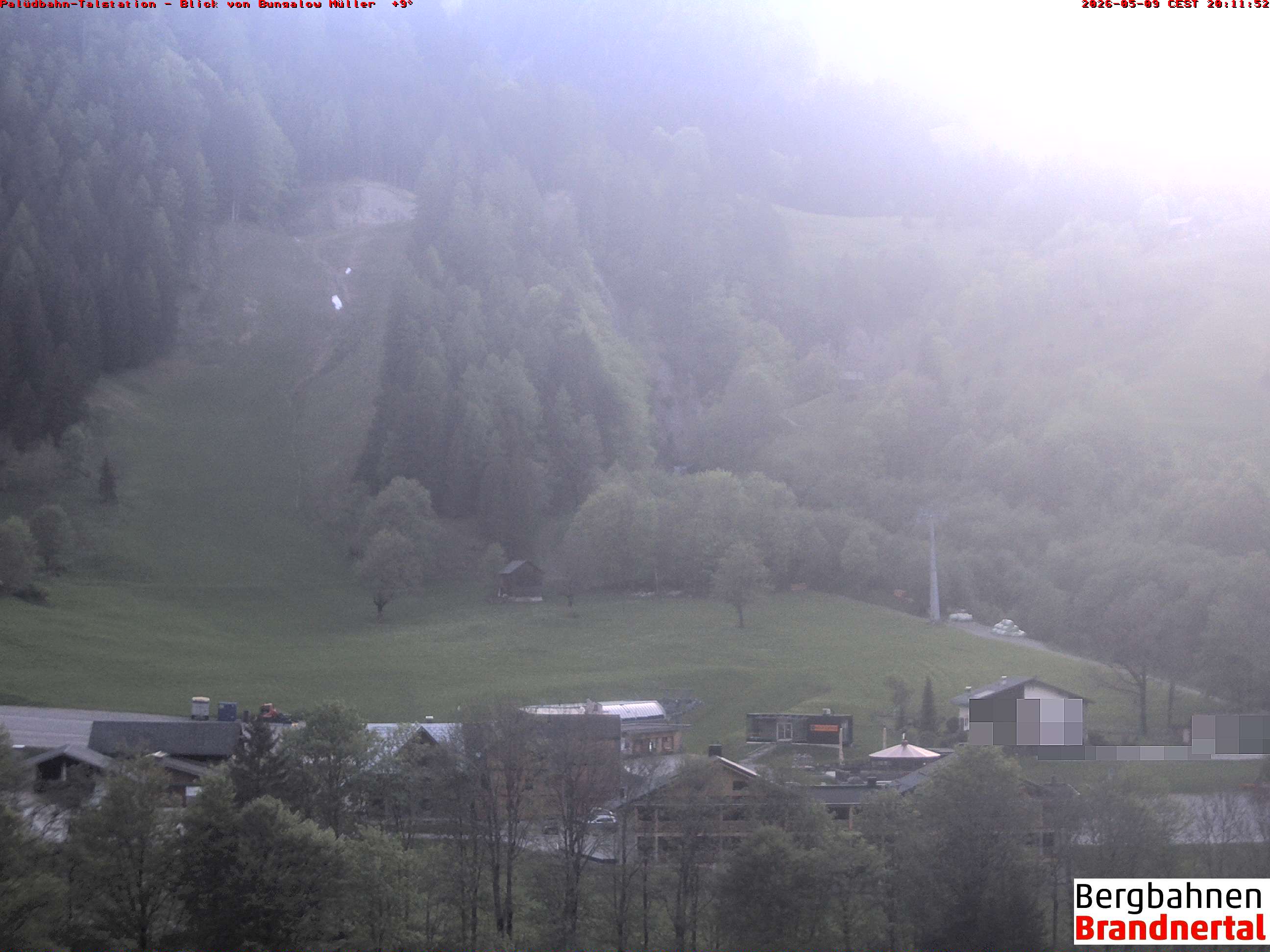 Blick auf Palüdbahn von Bungalow Müller