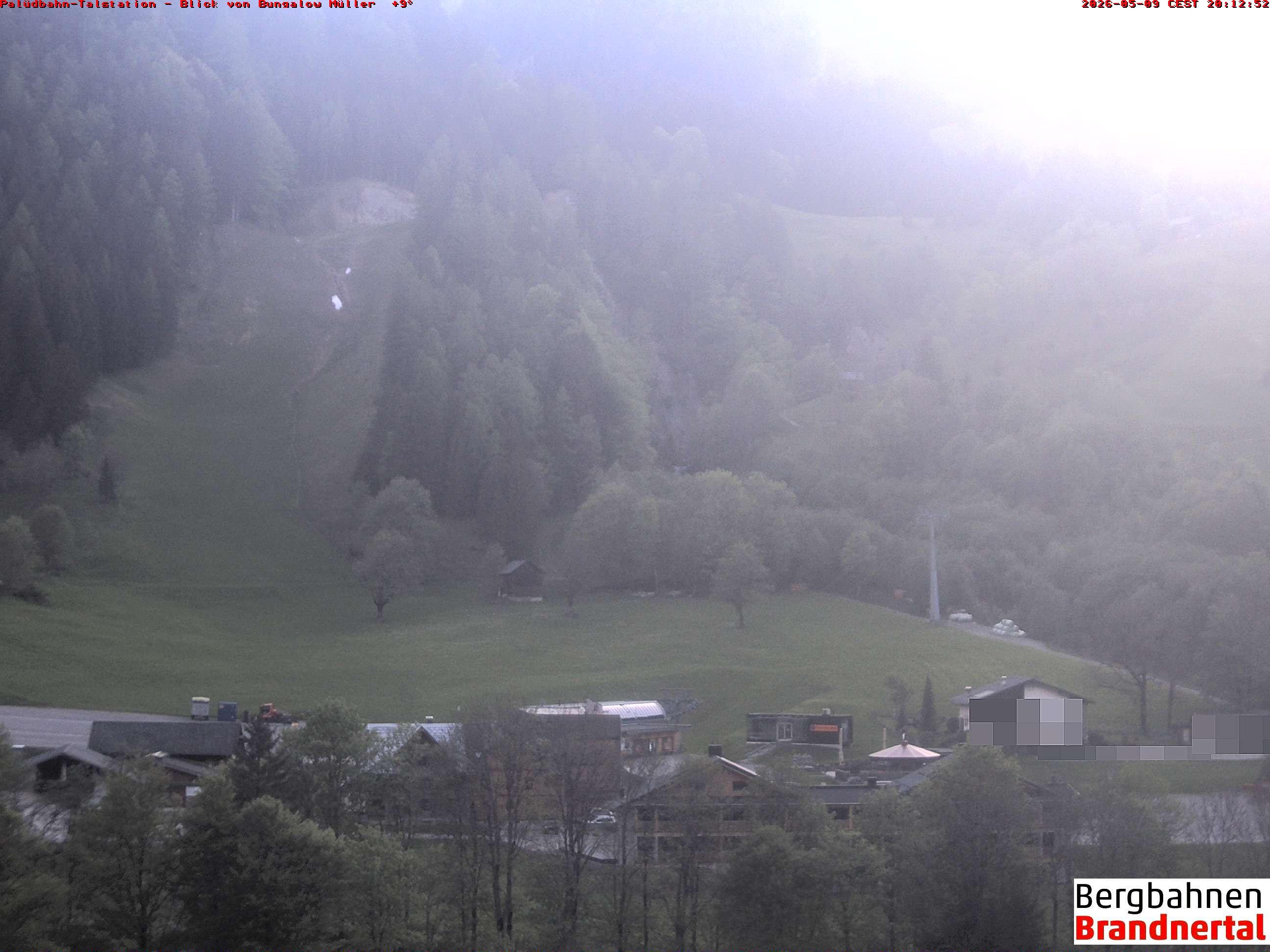 Blick auf Palüdbahn von Bungalow Müller