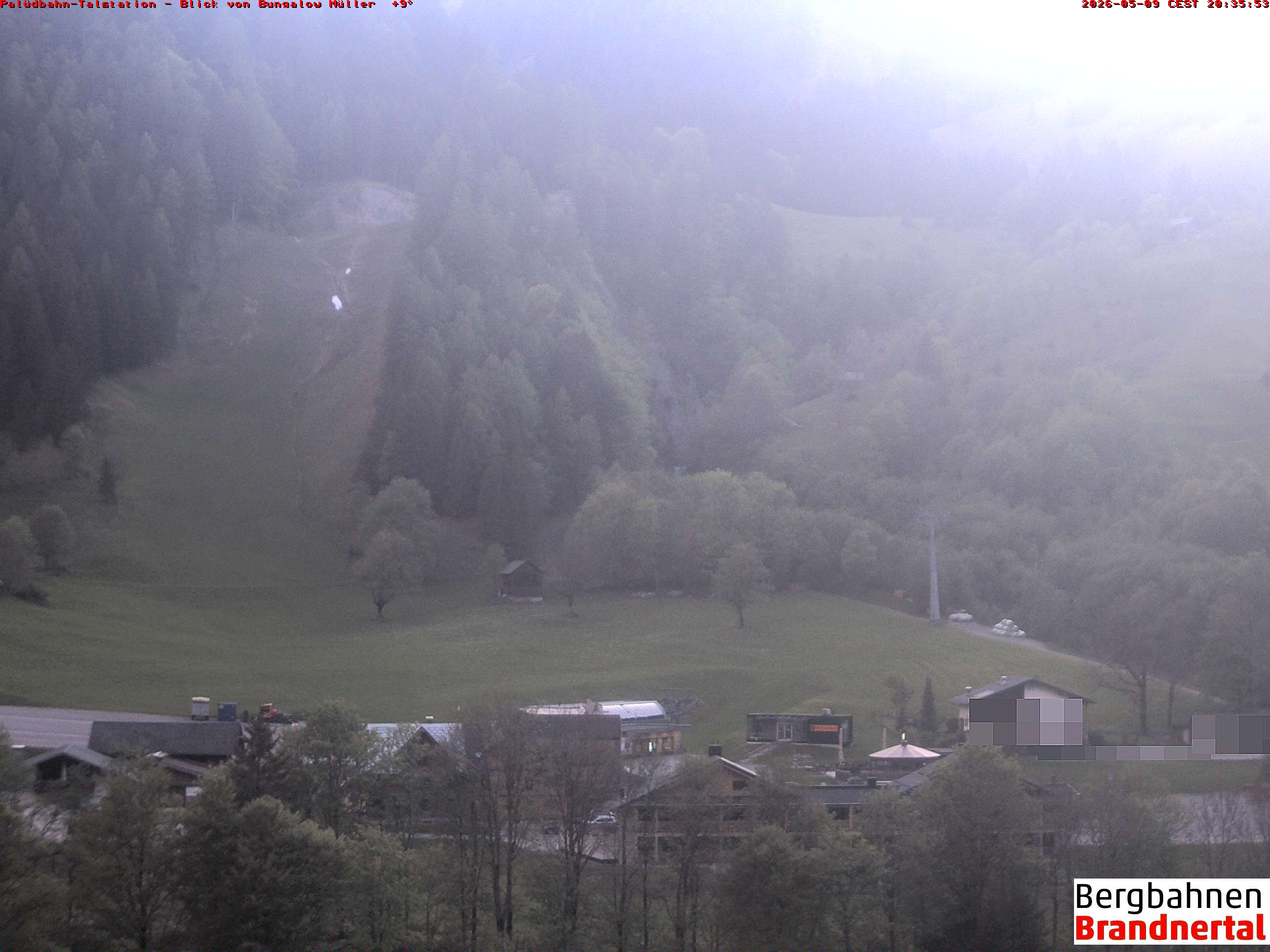 Blick auf Palüdbahn von Bungalow Müller
