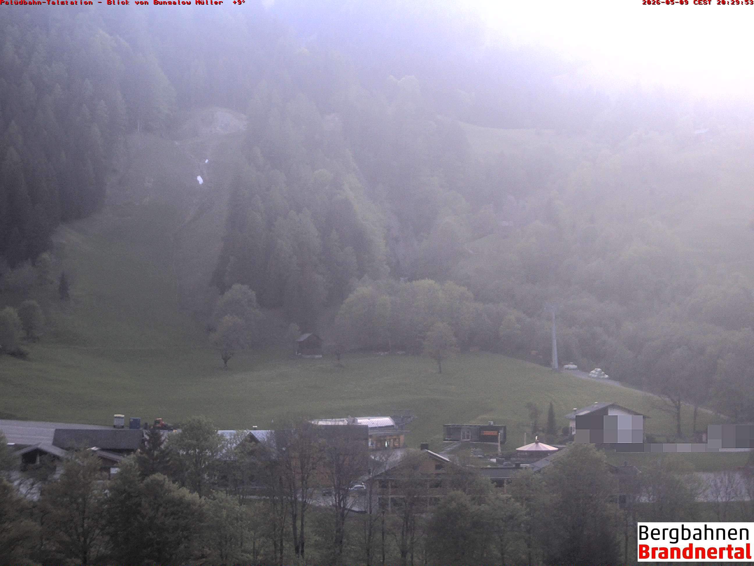 Blick auf Palüdbahn von Bungalow Müller