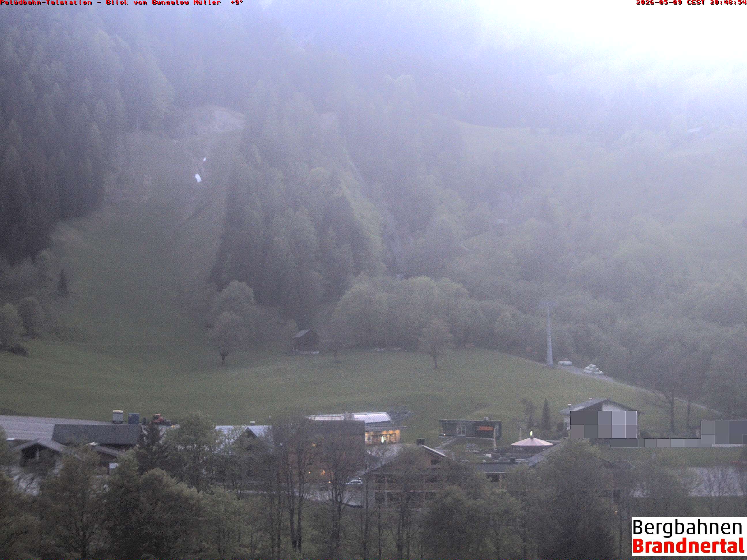 Blick auf Palüdbahn von Bungalow Müller