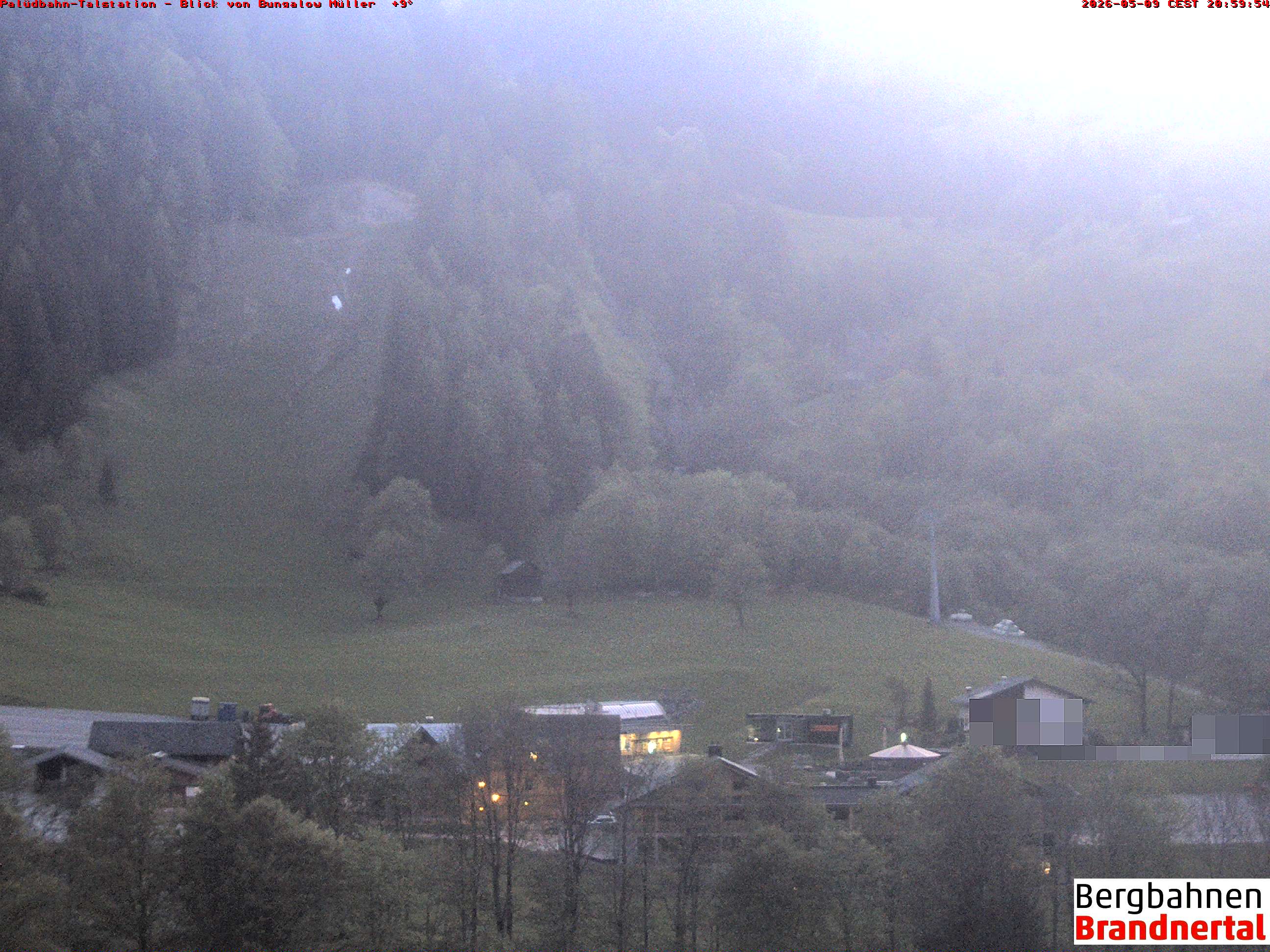 Blick auf Palüdbahn von Bungalow Müller