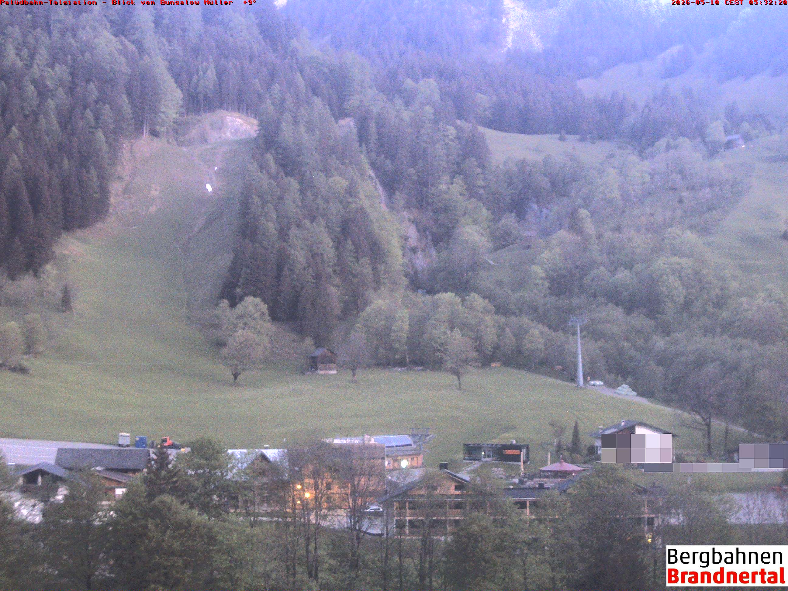 Blick auf Palüdbahn von Bungalow Müller