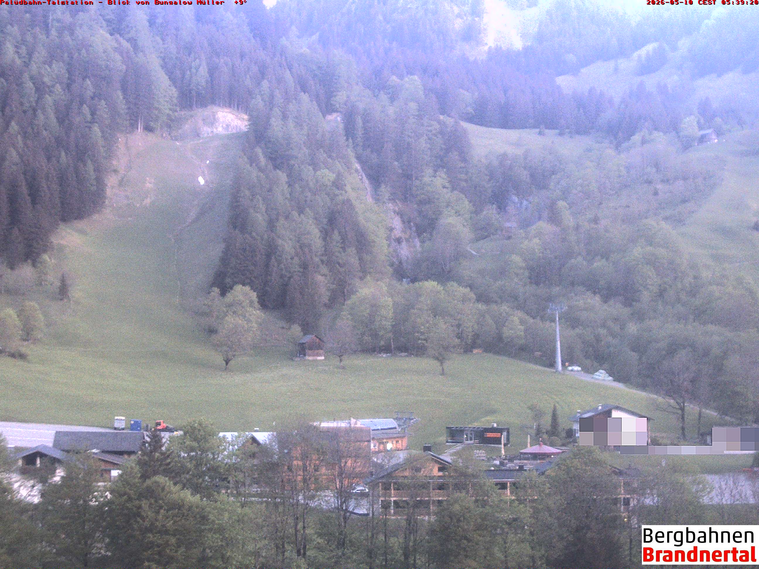 Blick auf Palüdbahn von Bungalow Müller