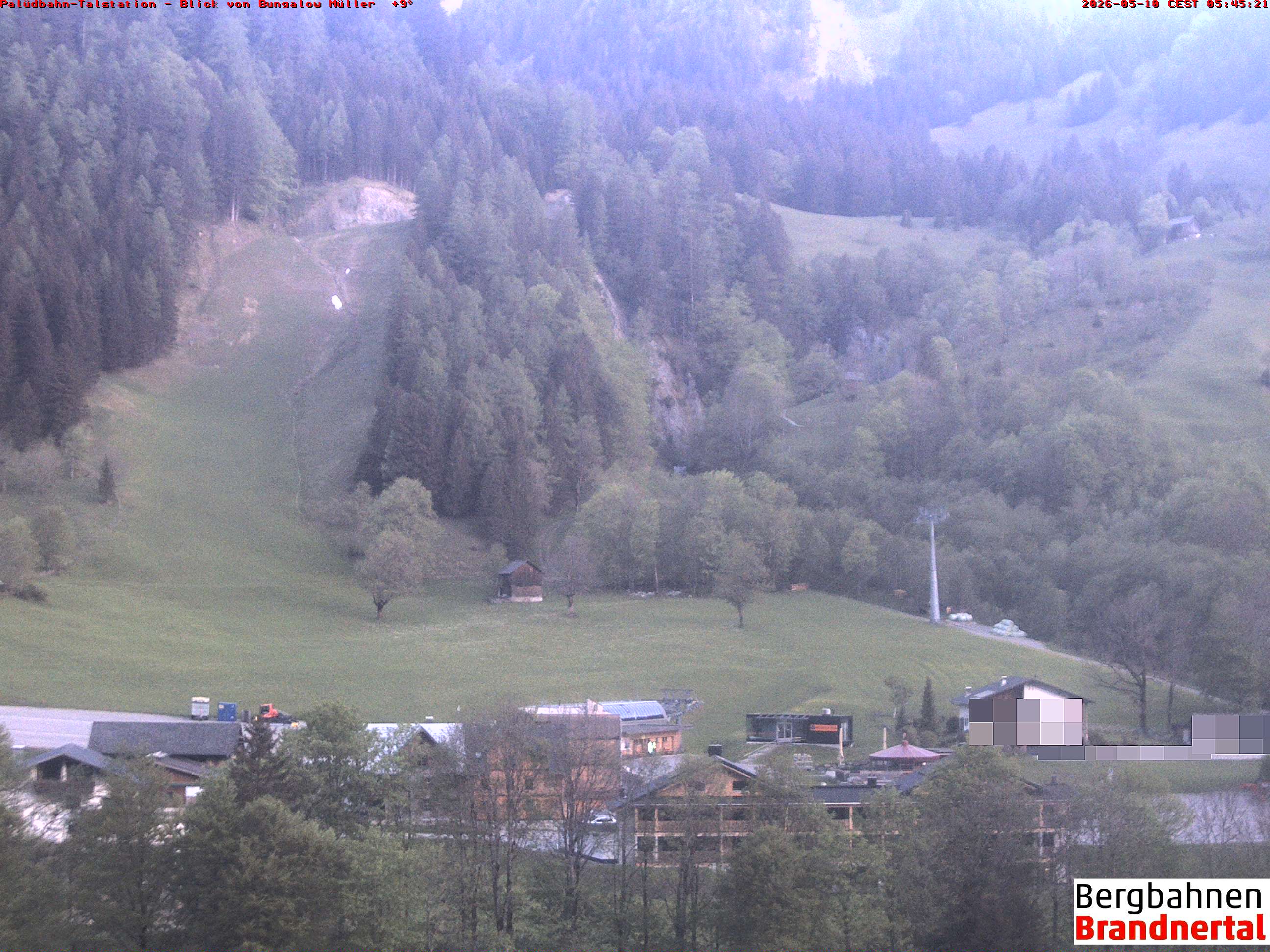 Blick auf Palüdbahn von Bungalow Müller