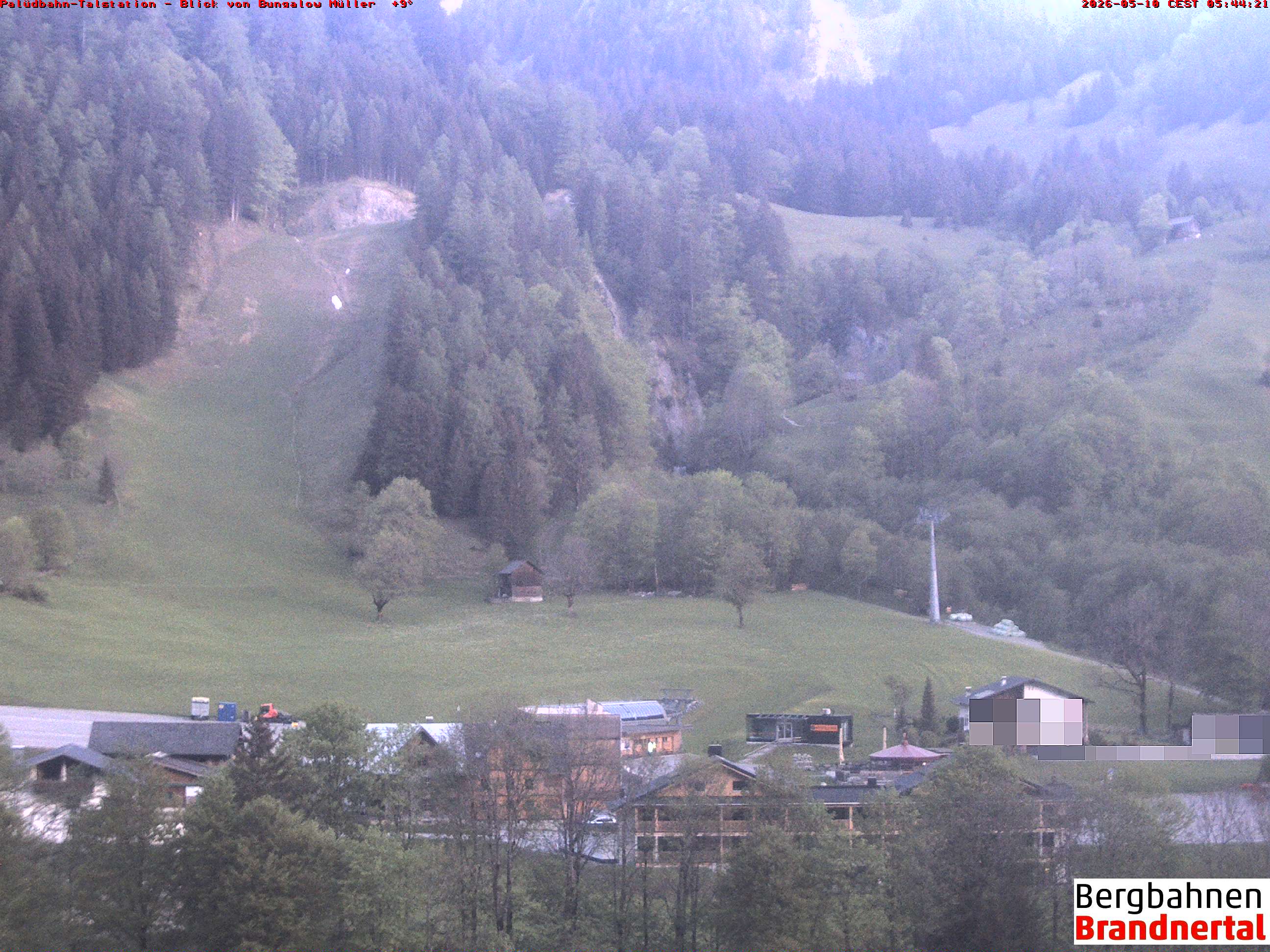 Blick auf Palüdbahn von Bungalow Müller